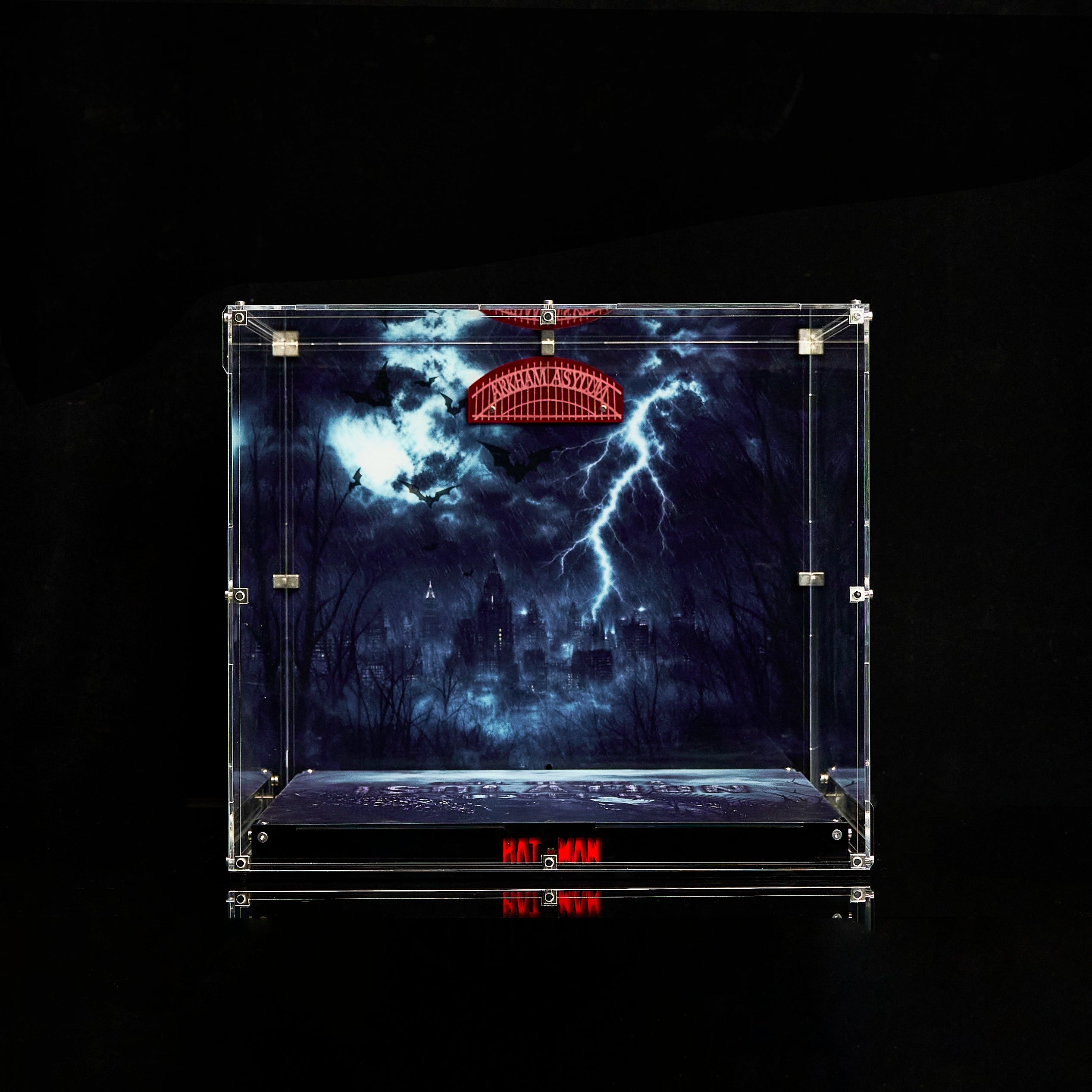 【PREMIUM】Acrylic Display case For LEGO® DC 76300 Arkham Asylum™