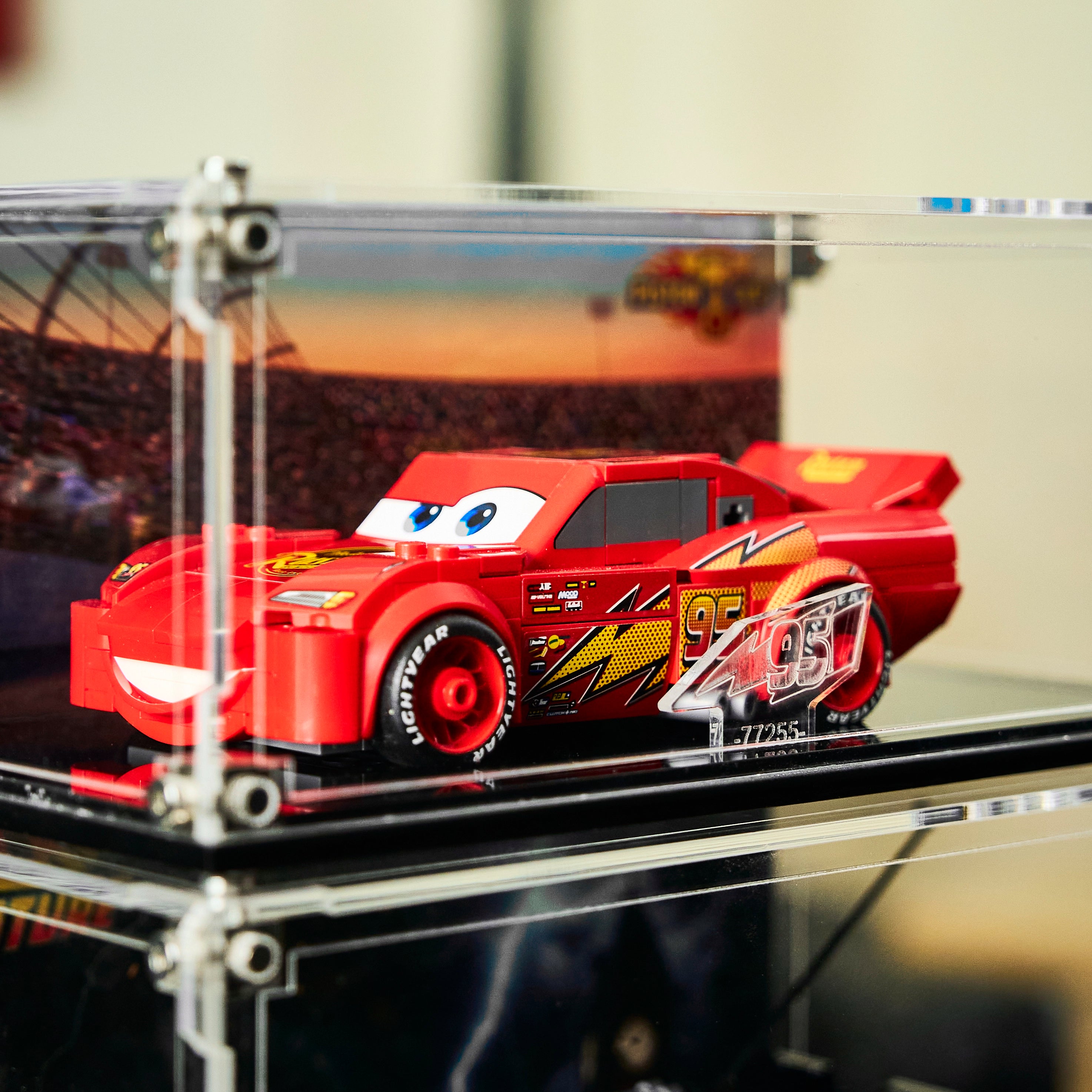 Display Acrylic Case Bundle for LEGO® Speed Champions Movie Cars- 3 Pack