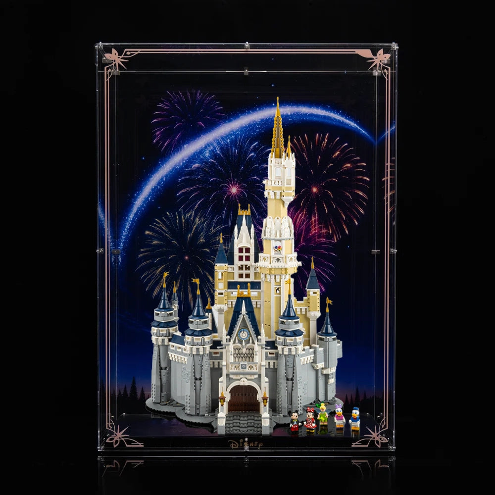 【PREMIUM】 Vitrine d'exposition pour LEGO Disney™ 43222 Château Disney