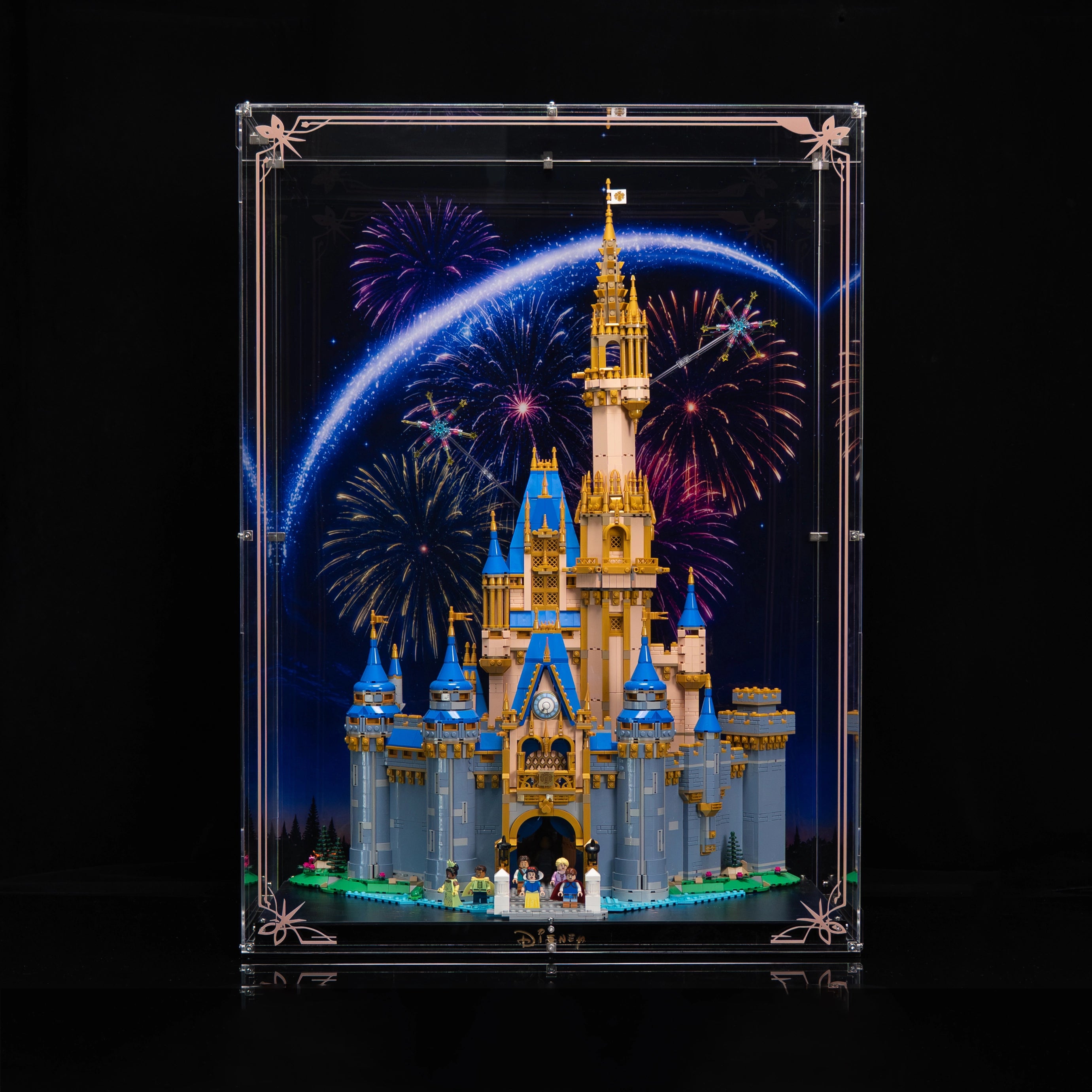 【PREMIUM】 Display Case For LEGO Disney™ 43222 Disney Castle