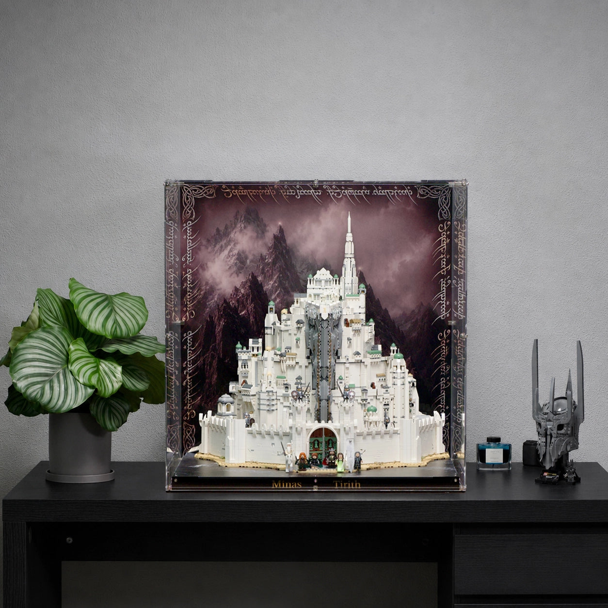 【PREMIUM】 Display Acrylic Case For LEGO ICONS 11377 Lord of the Rings Minas Tirith