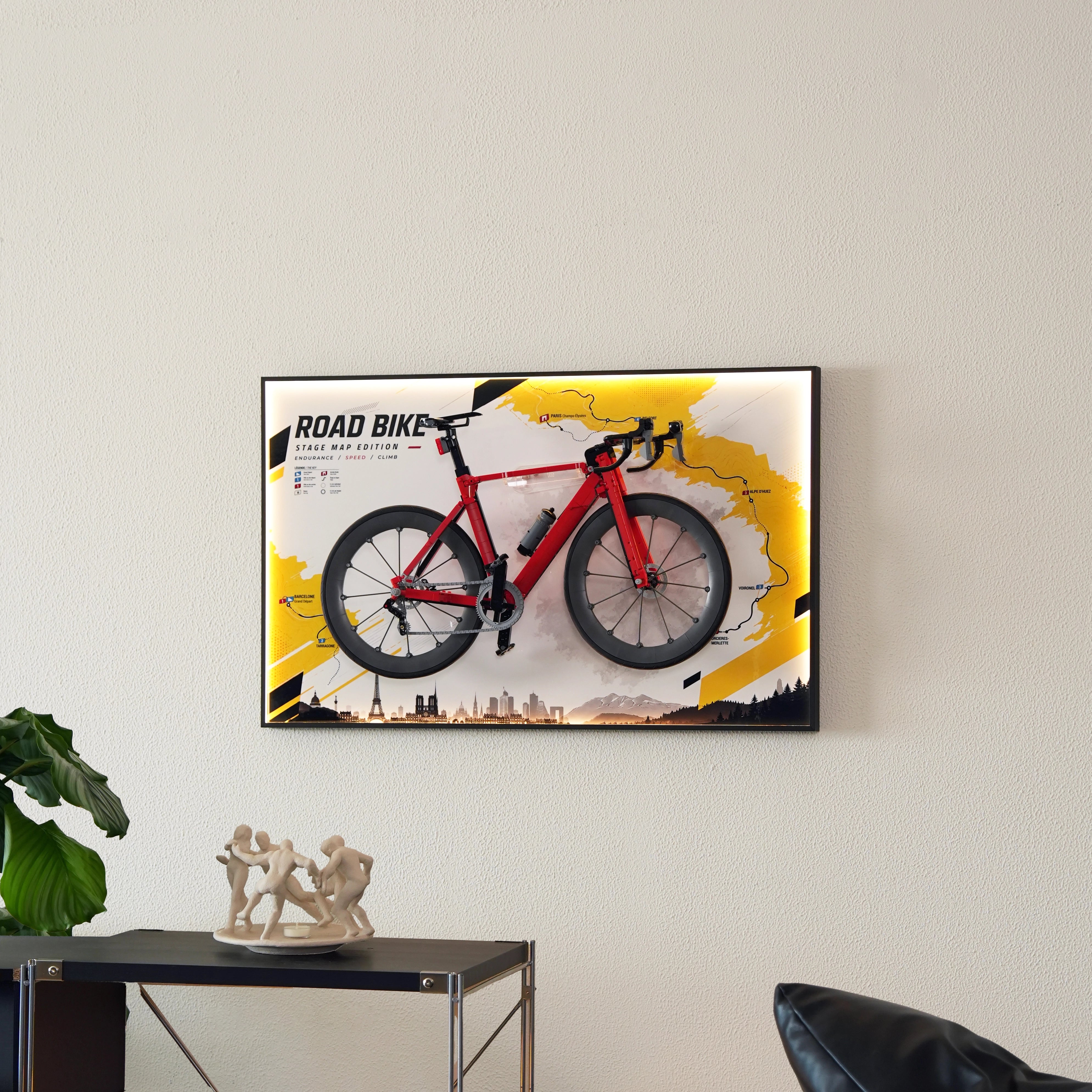 Display Frame for LEGO® Icons 11380 Road Bike