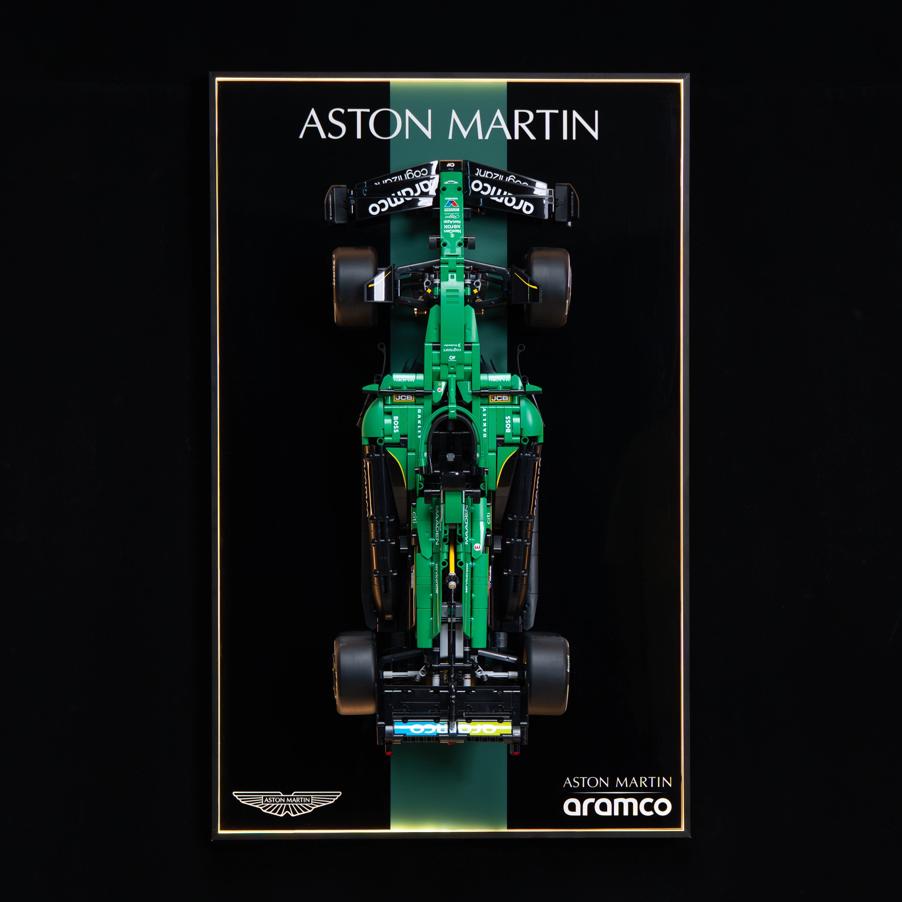Wall Display Frame For LEGO Technic F1 42240 Aston Martin AMR25
