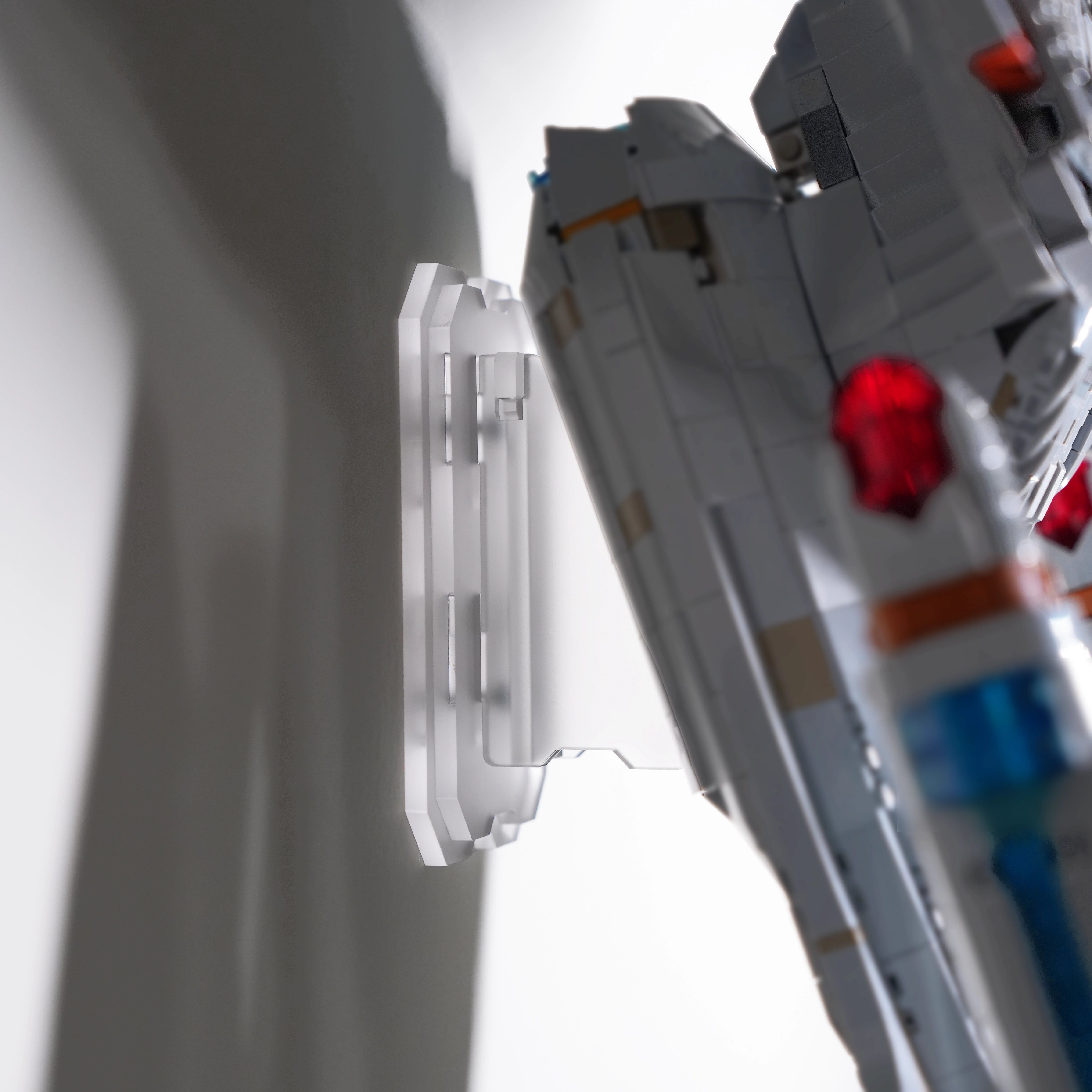 Acrylic Wall Mount Display frame for LEGO® ICONS 10356 Star Trek: U.S.S. Enterprise NCC-1701-D™