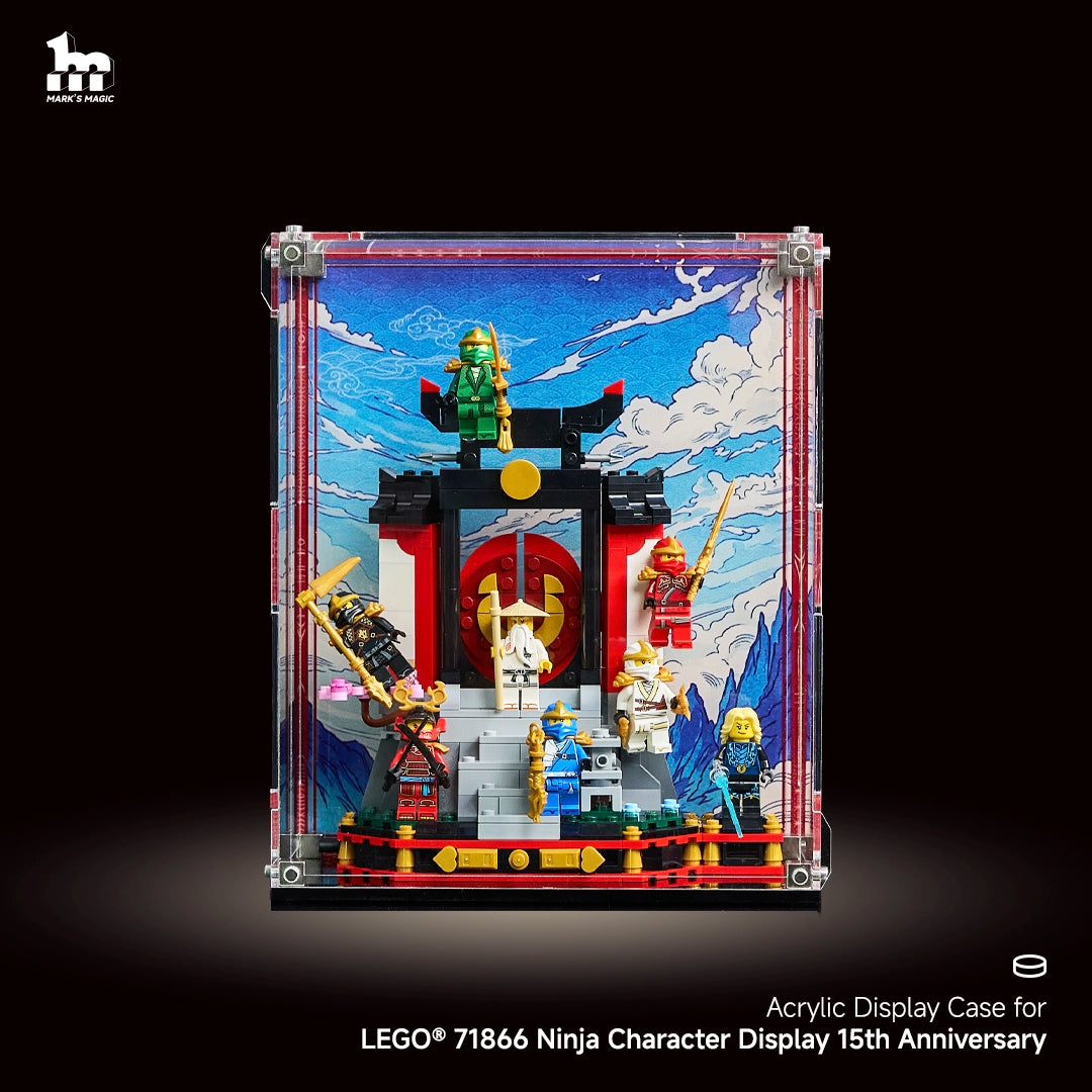 PREMIUM】 Display Case For LEGO NINJAGO® 71866 Ninja Character Display