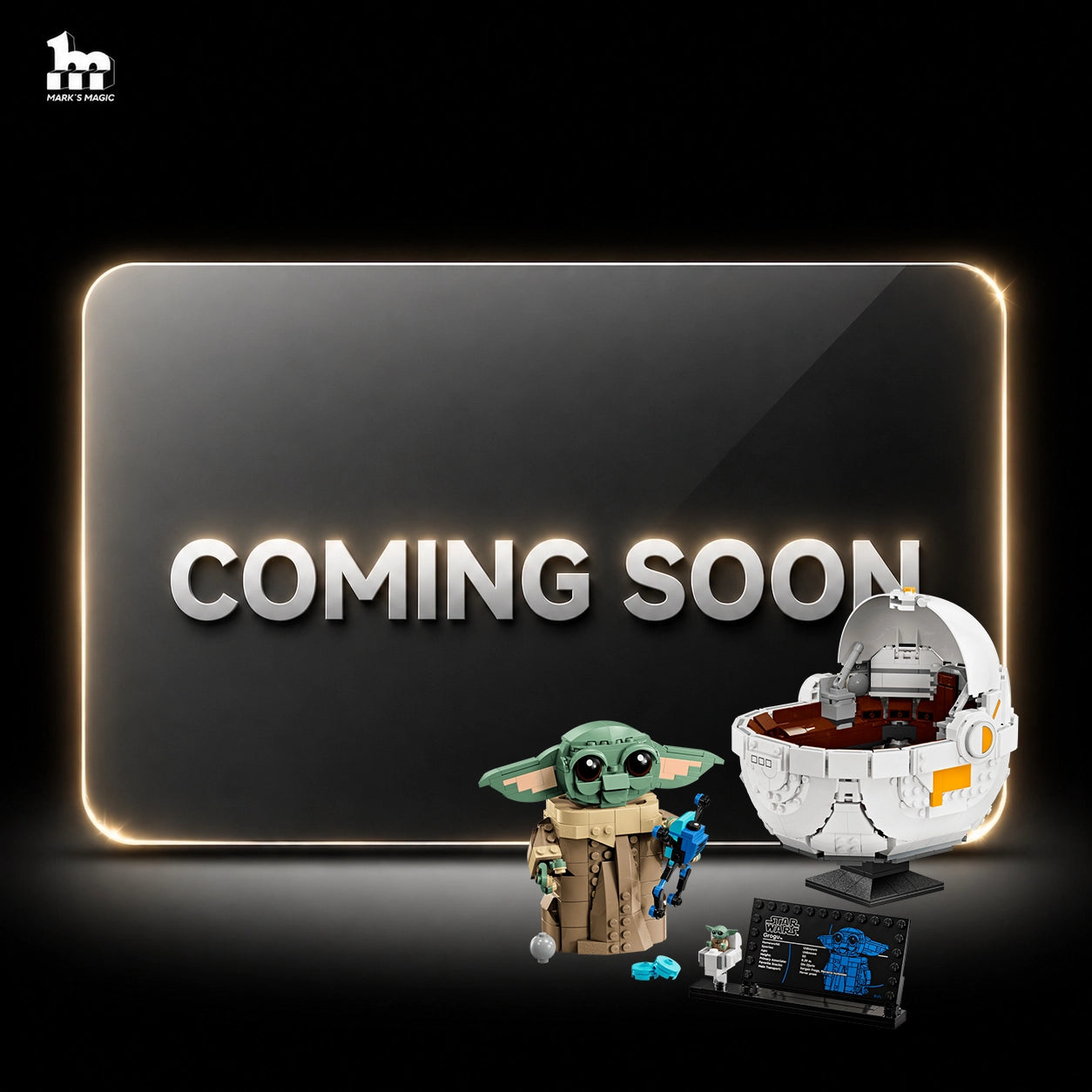 【PREMIUM】 Display Case For LEGO Star Wars™ 75403 Grogu™ with Hover Pram