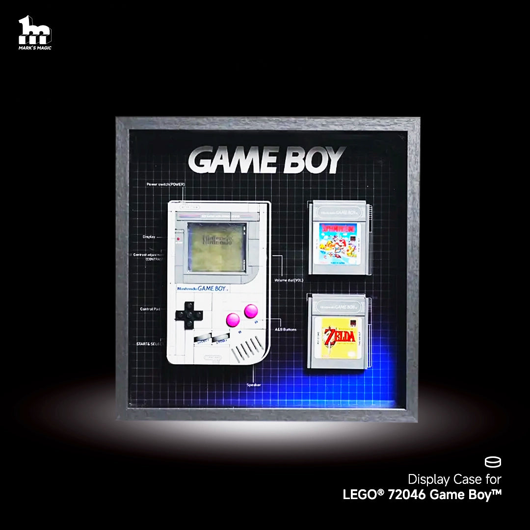 Display case for LEGO® 72046 Game Boy™