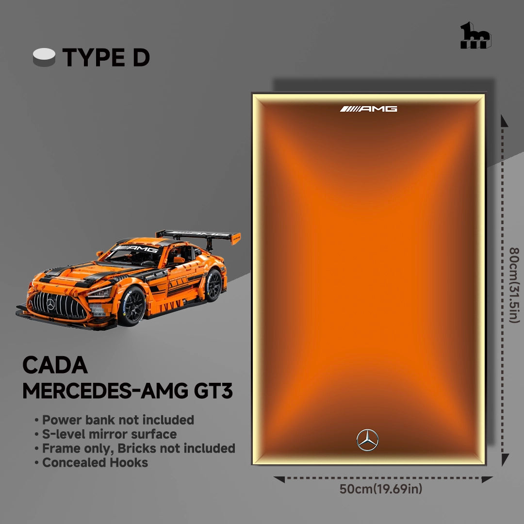 Car Display Wall Frame for CaDA Mercedes-AMG GT3