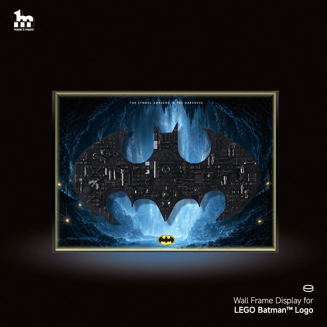 Wall Display frame for LEGO® Batman™ 76330™ Batman™ Logo
