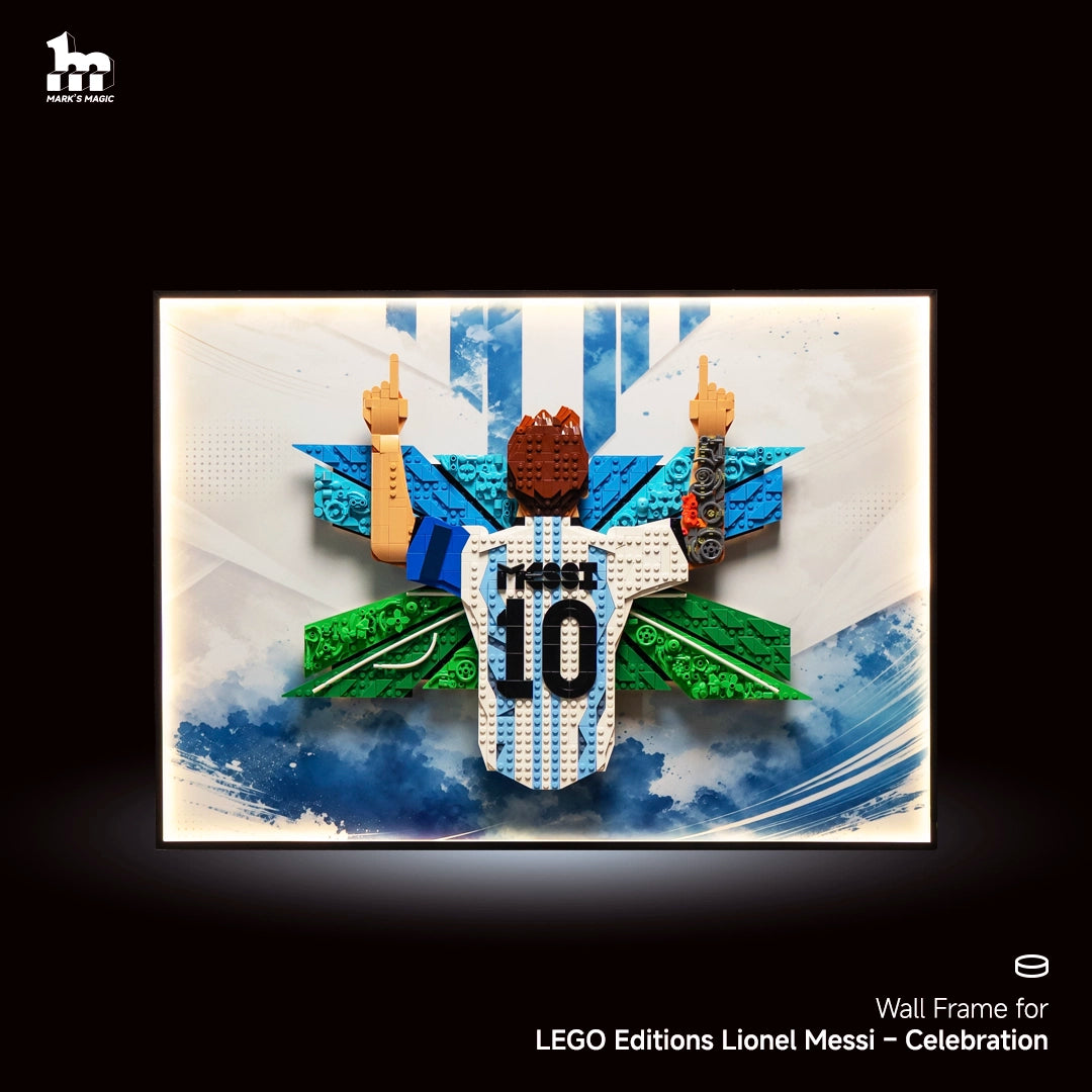 Wall Display Frames For LEGO Editions 43018 Lionel Messi – Celebration