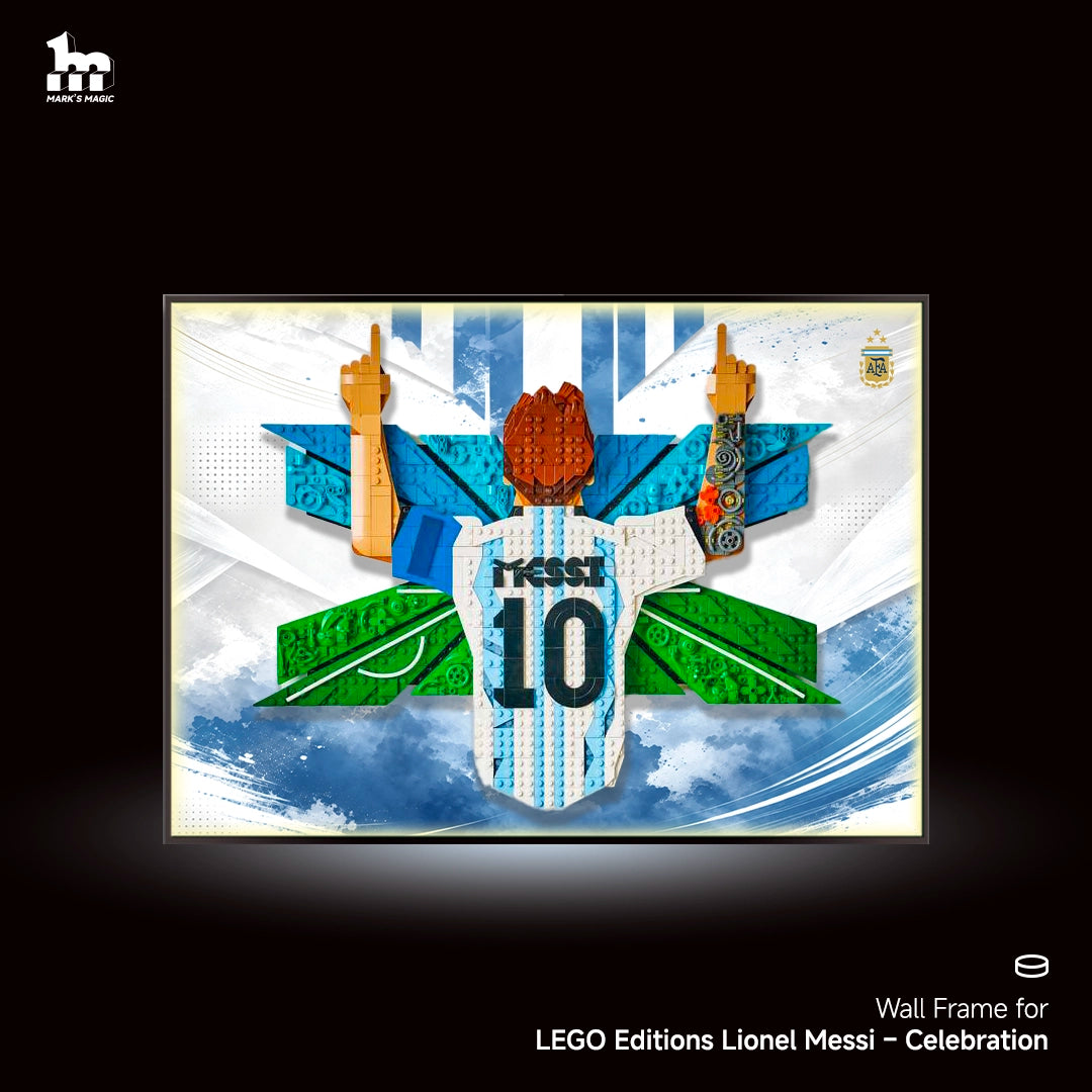 Wall Display Frames For LEGO Editions 43018 Lionel Messi – Celebration