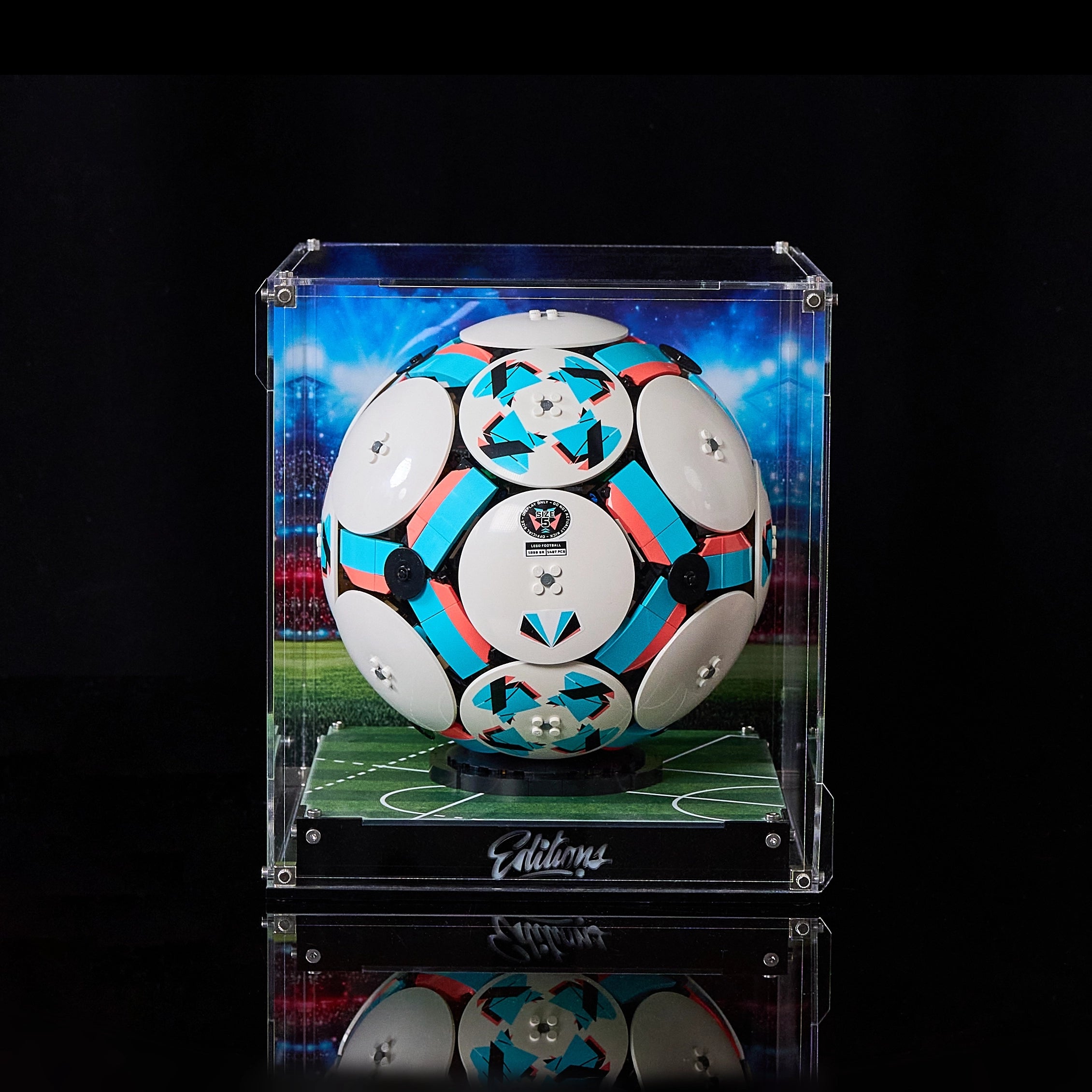 Vitrine 【PREMIUM】 pour LEGO Éditions 43019 Ballon de football