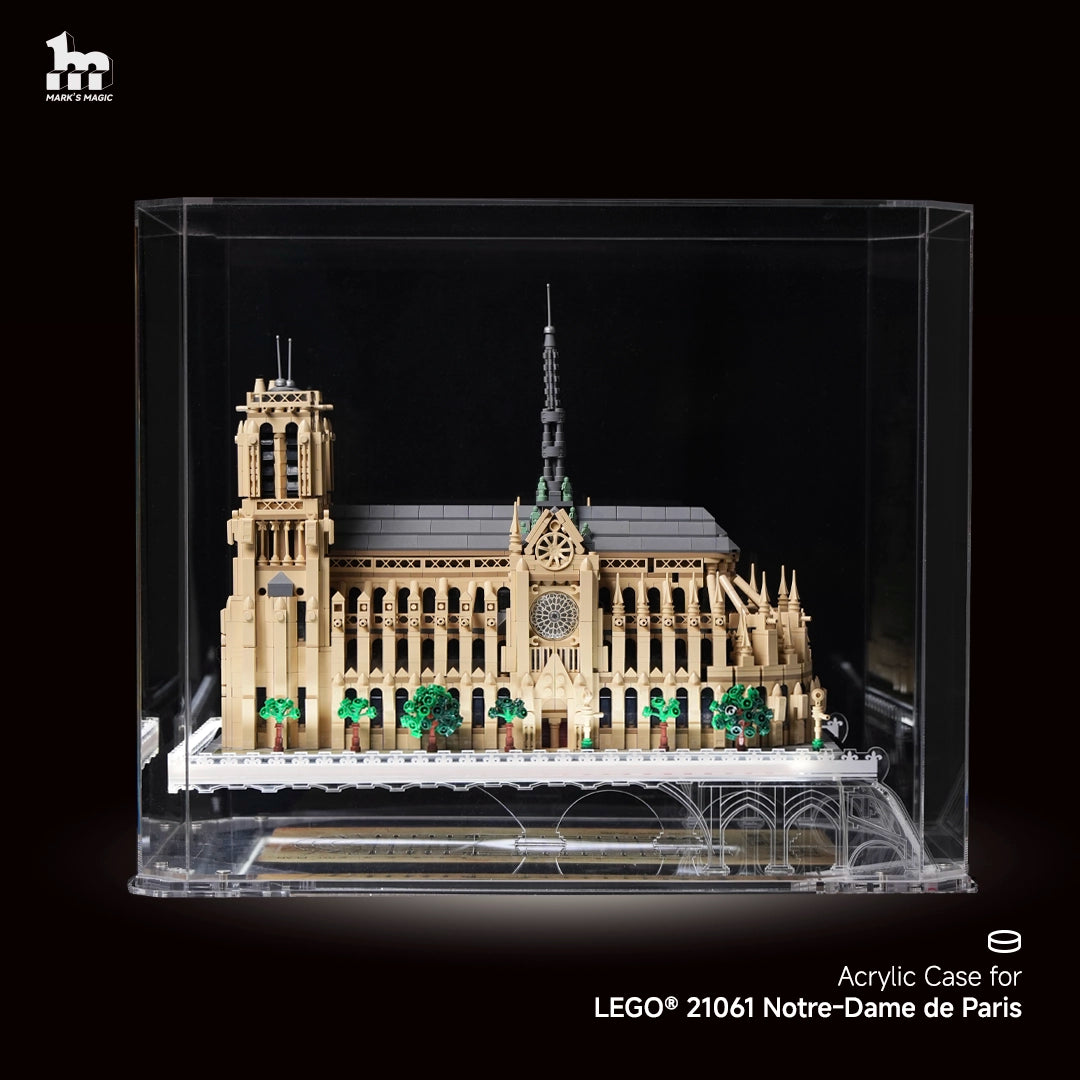 LED Display Case For LEGO 21061 Notre-Dame de Paris