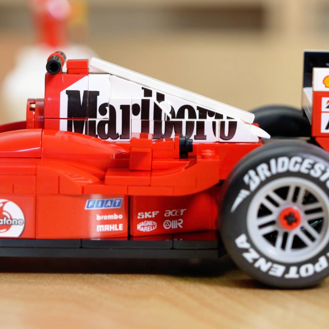 LEGO® ICONS 11375 FERRARI F2004 & MICHAEL SCHUMACHER MARLBORO STICKER