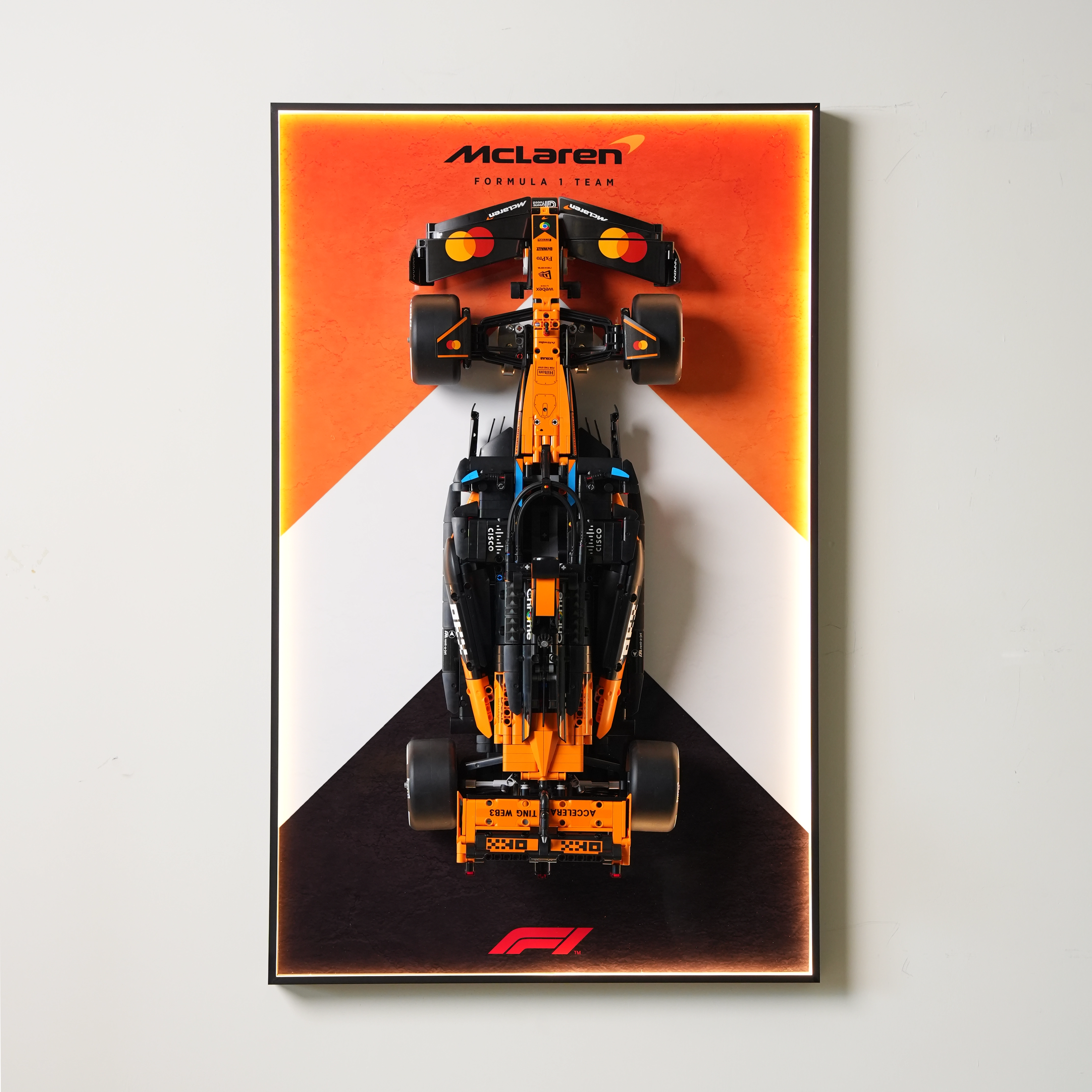 Car display Frame for LEGO® TECHNIC™ 42228 McLaren MCL39 F1® Car