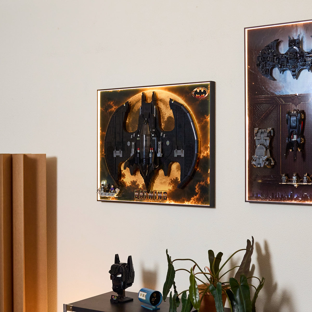 【Précommande sous 15 jours】Cadre d’exposition mural pour LEGO 76161 DC 1989 Batwing