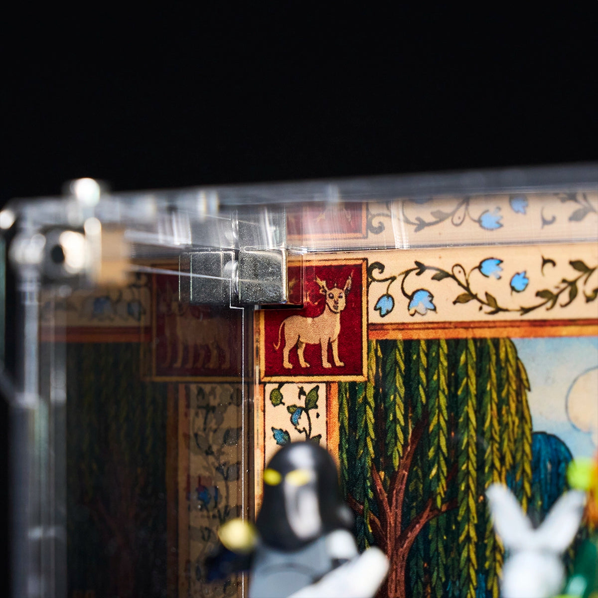 Vitrine d’exposition murale en acrylique pour figurines LEGO® de la série Shrek 71053