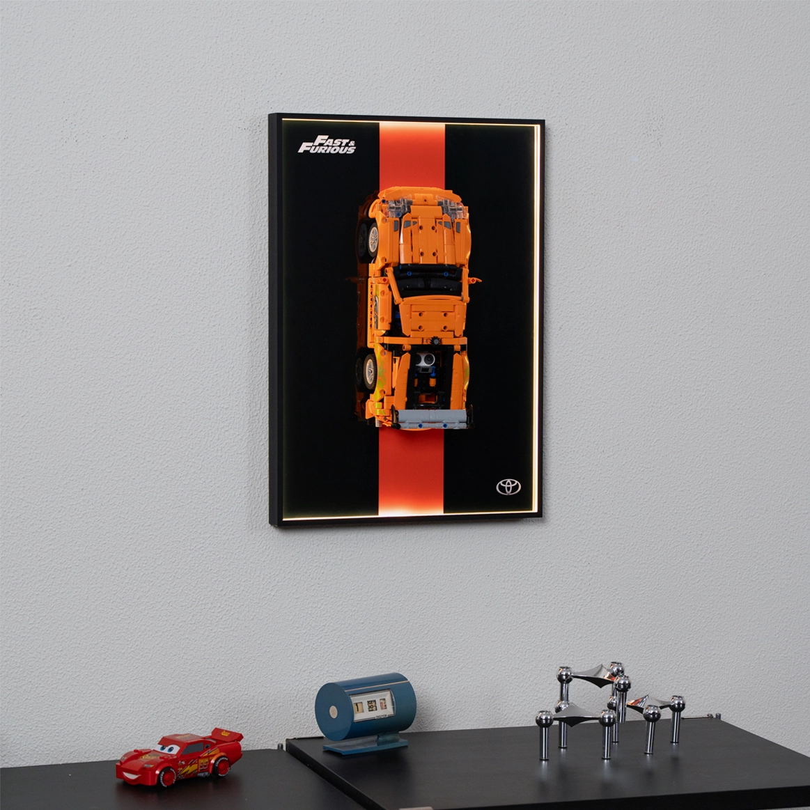 Cadre mural pour LEGO Technic™ 42204 Fast and Furious Toyota Supra MK4