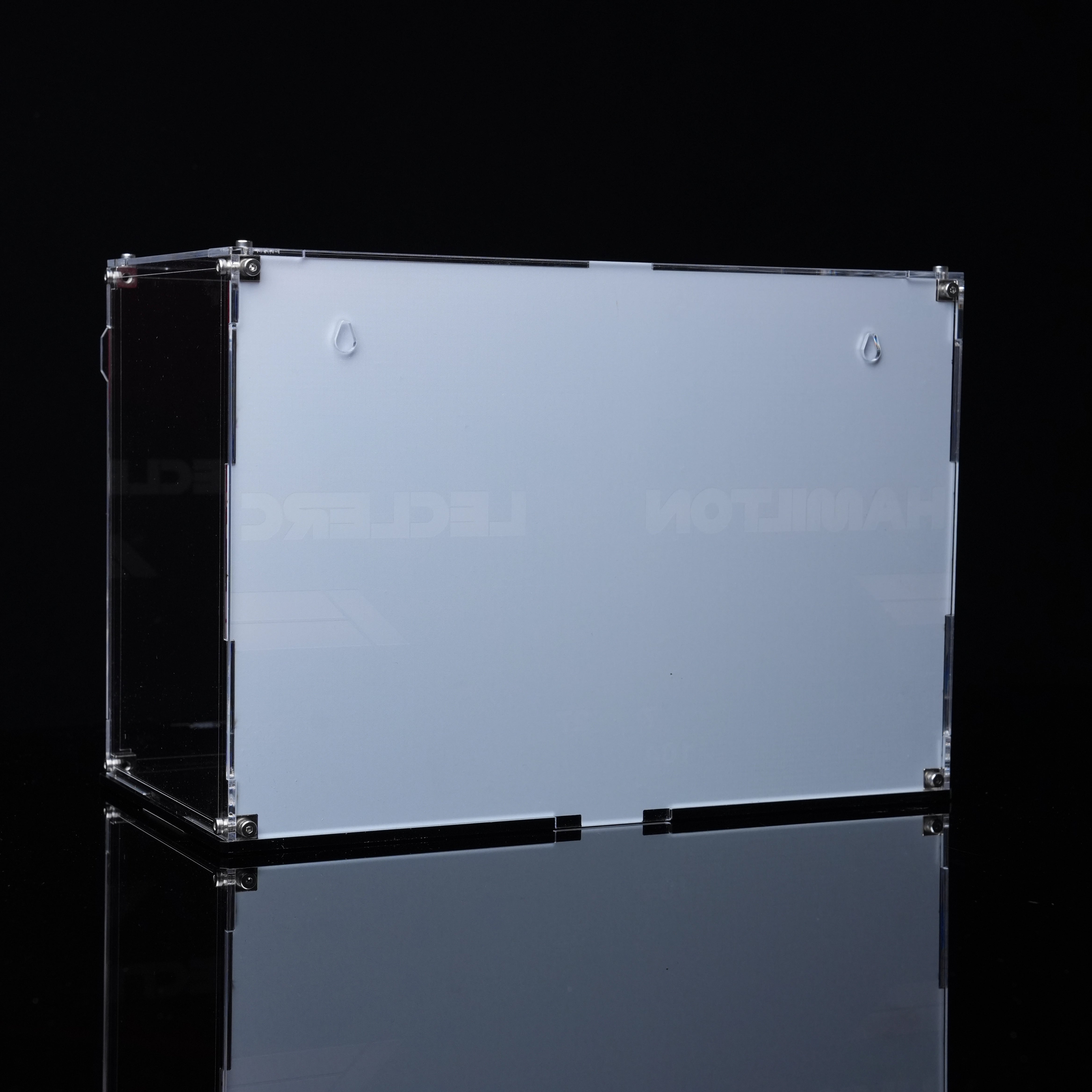 Wall mounted Display Case For LEGO® Editions F1 helmets