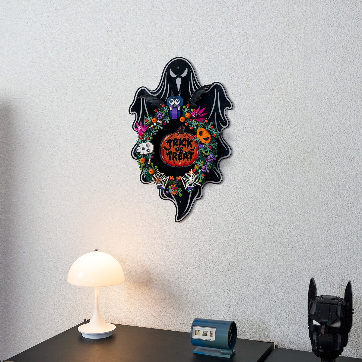 Wall Mounted Acrylic Display for LEGO® 40825 Halloween Wreath