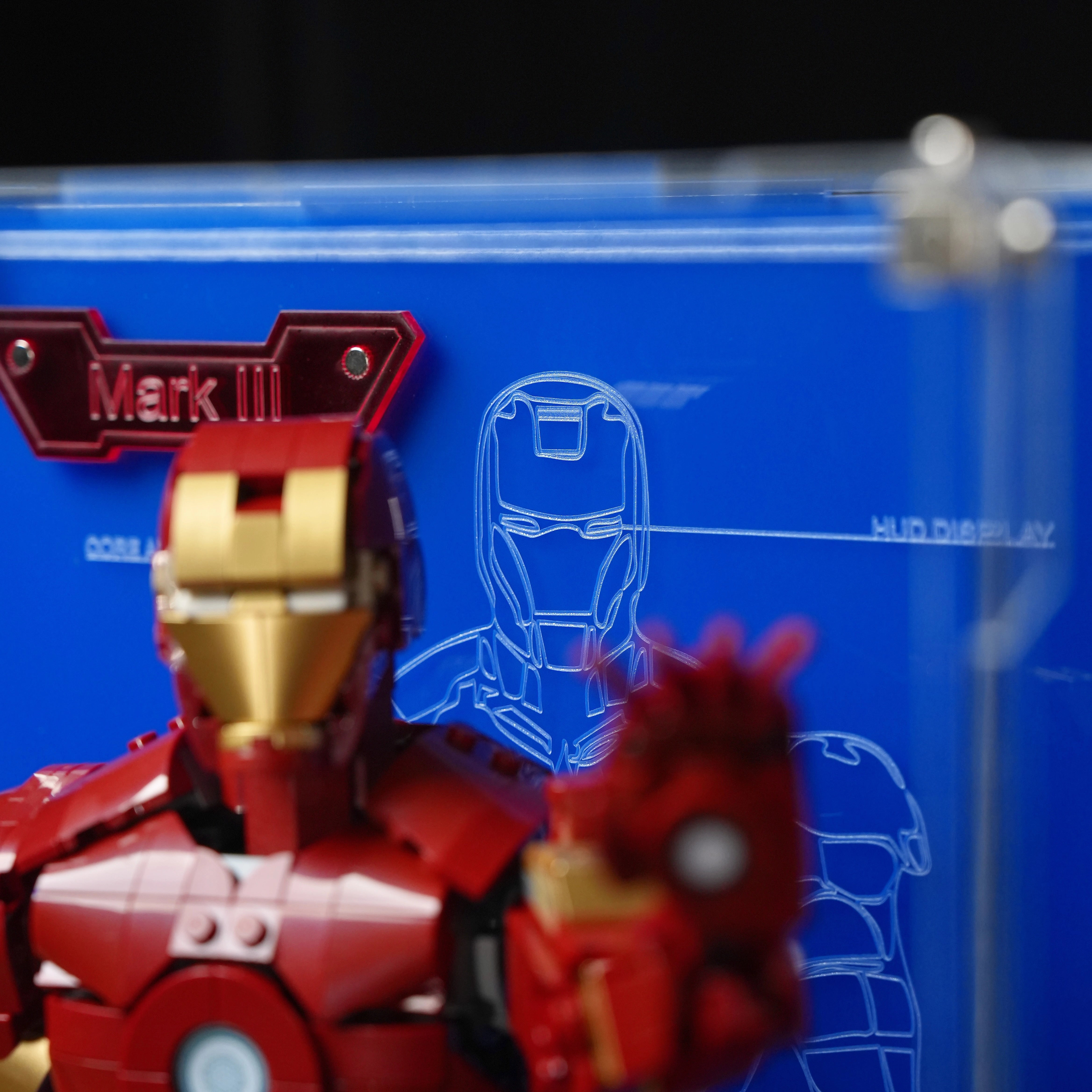 【Pre-Order 7 days】【Premium】 Display Case For LEGO 76344 Iron Man Mark 3 Collectors' Edition