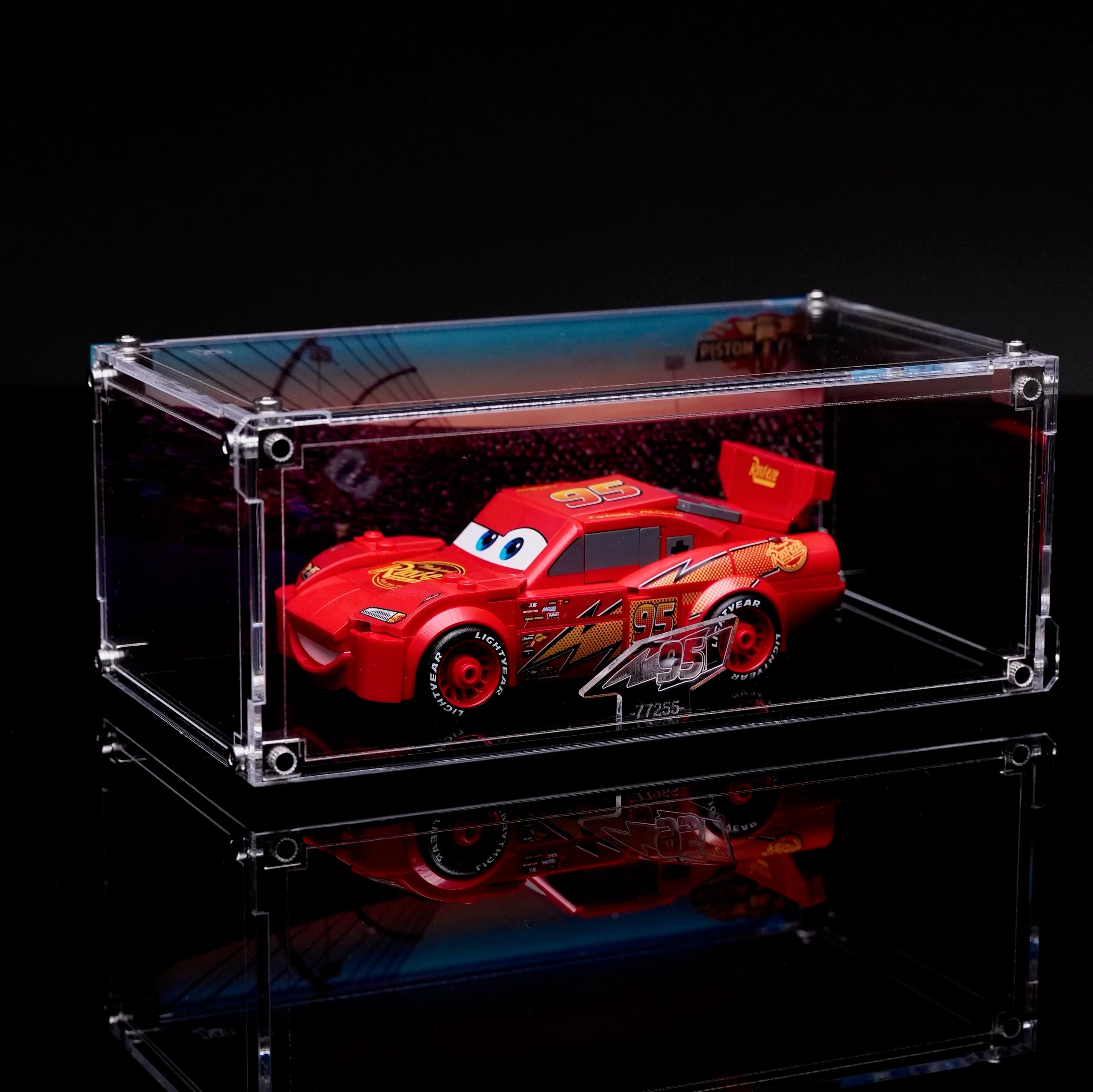 Display Acrylic Case Bundle for LEGO® Speed Champions Movie Cars- 3 Pack