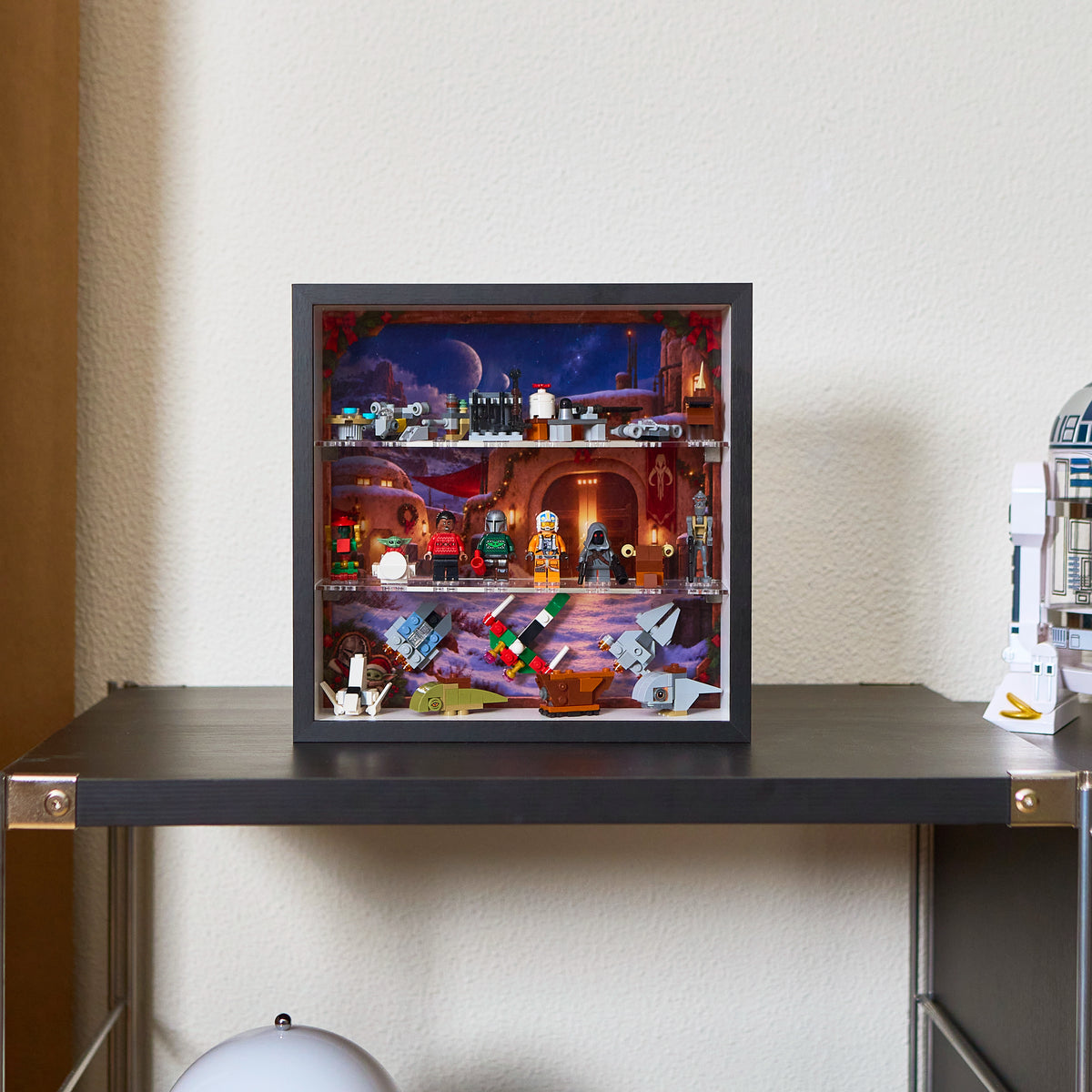 Vitrine d'exposition pour LEGO® 75456 Calendrier de l'Avent Star Wars™ 2026