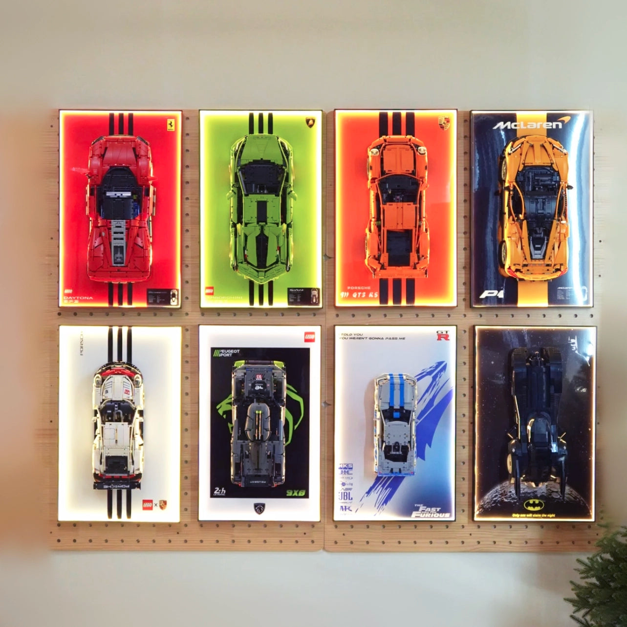 Cadre d'exposition mural LEGO® Technic™.