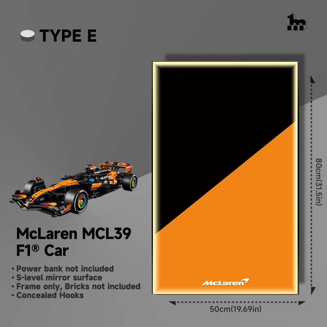 Wall Display Frame For LEGO® Technic™ F1 Series.