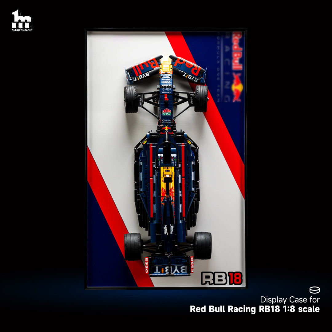 Wall Display Frame for F1 Red Bull RB18 Moc