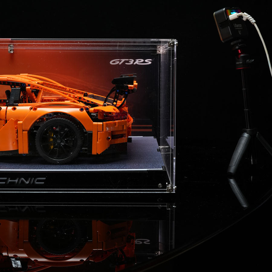【PREMIUM】Display Case For LEGO® Technic™ Porsche 911 GT3 Ultra-high Translucent Acrylic
