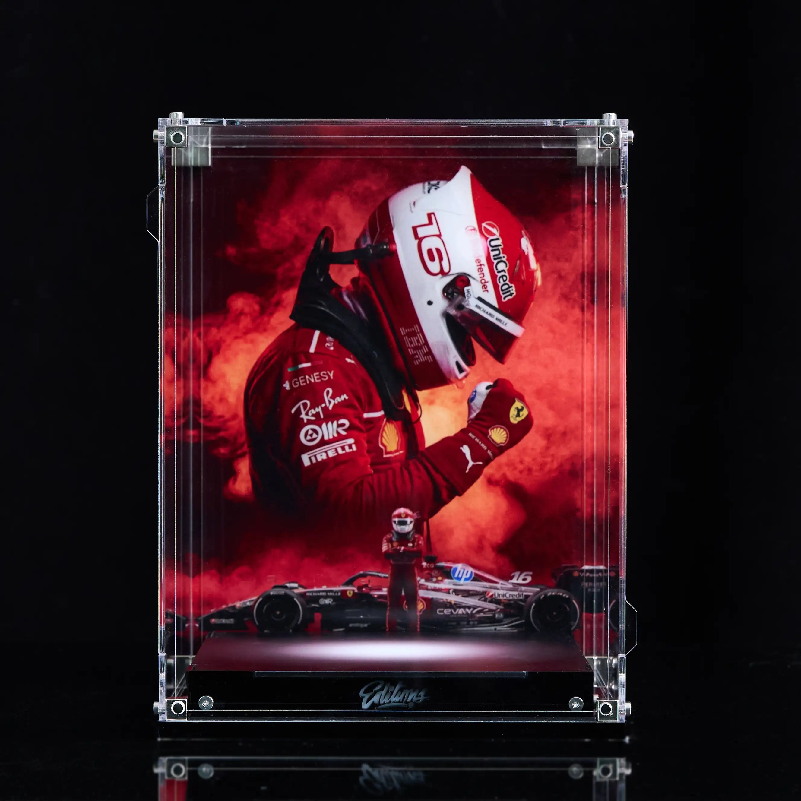 【PREMIUM】 Display Case For LEGO® Editions F1 helmets
