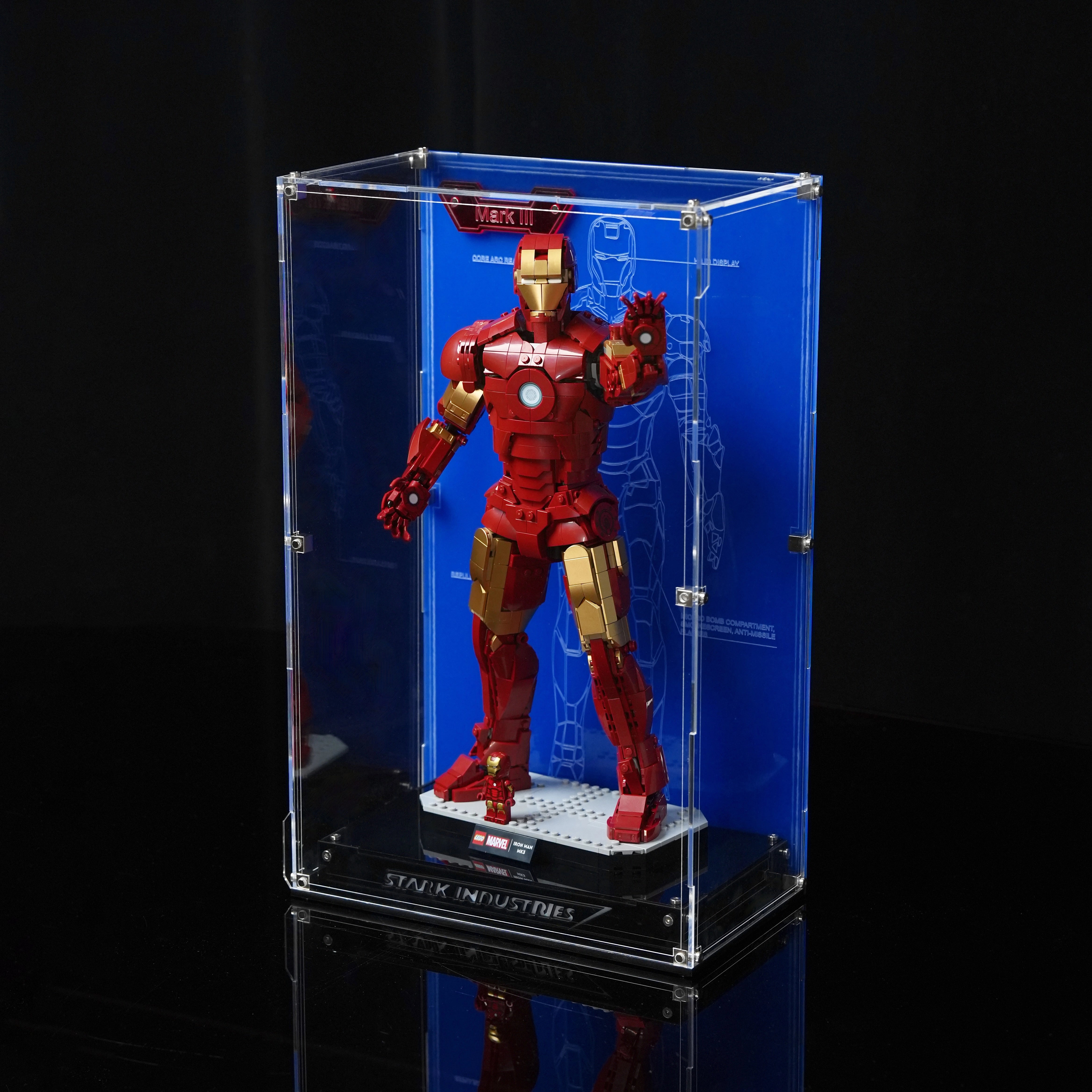 【Pre-Order 7 days】【Premium】 Display Case For LEGO 76344 Iron Man Mark 3 Collectors' Edition