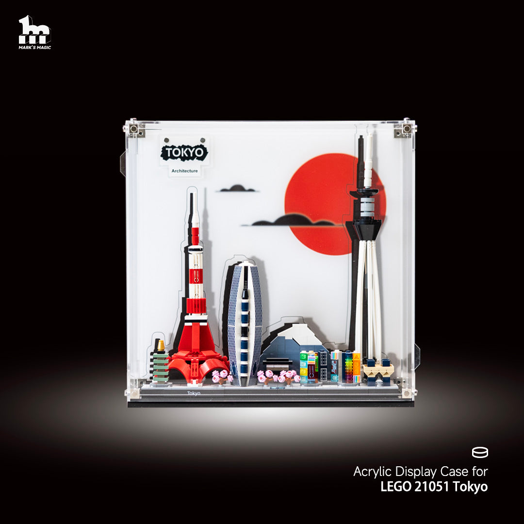 Display Case For LEGO® 21051 Architecture series Tokyo Display Case