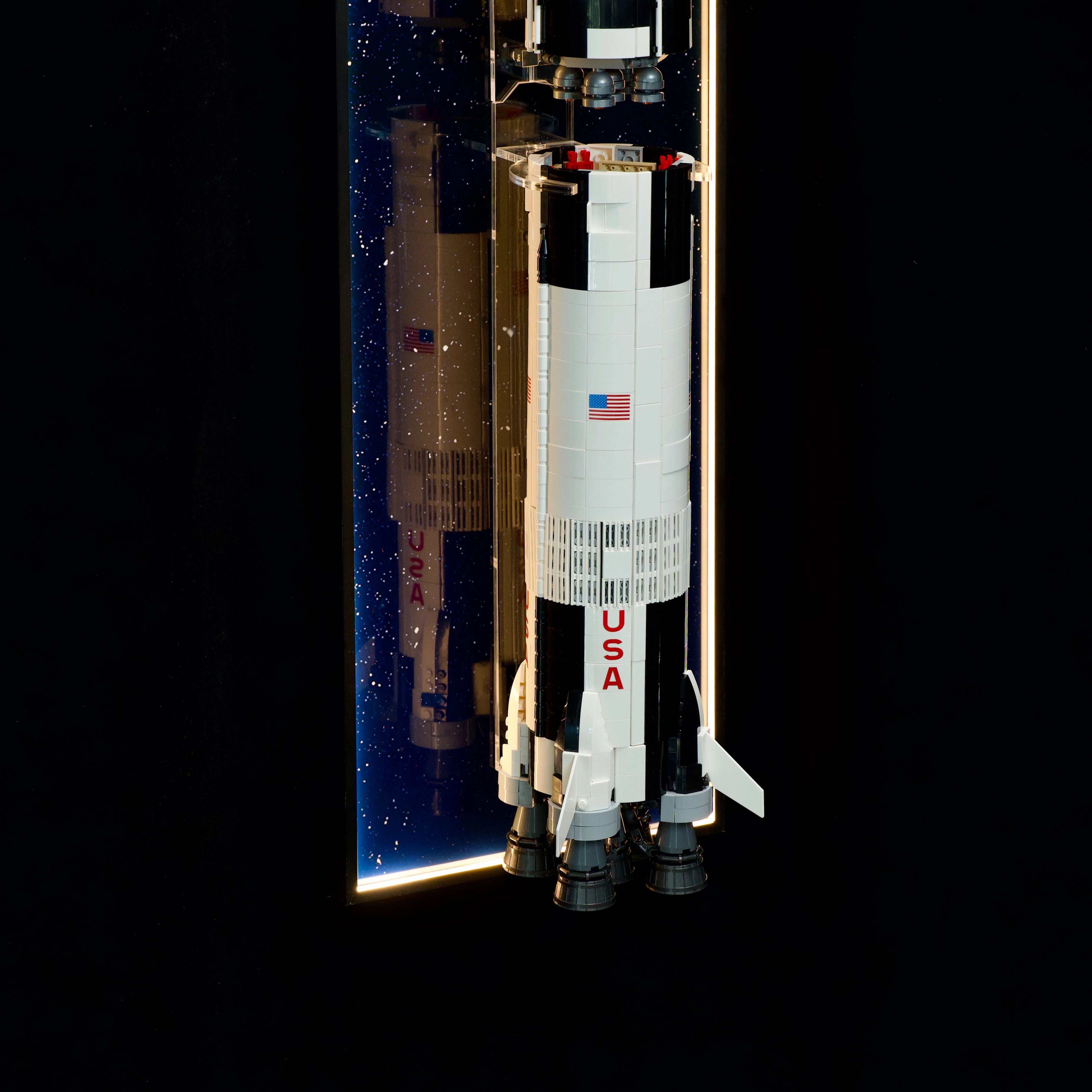 Wall Display Frame for LEGO® Ideas 92176 NASA Apollo Saturn V
