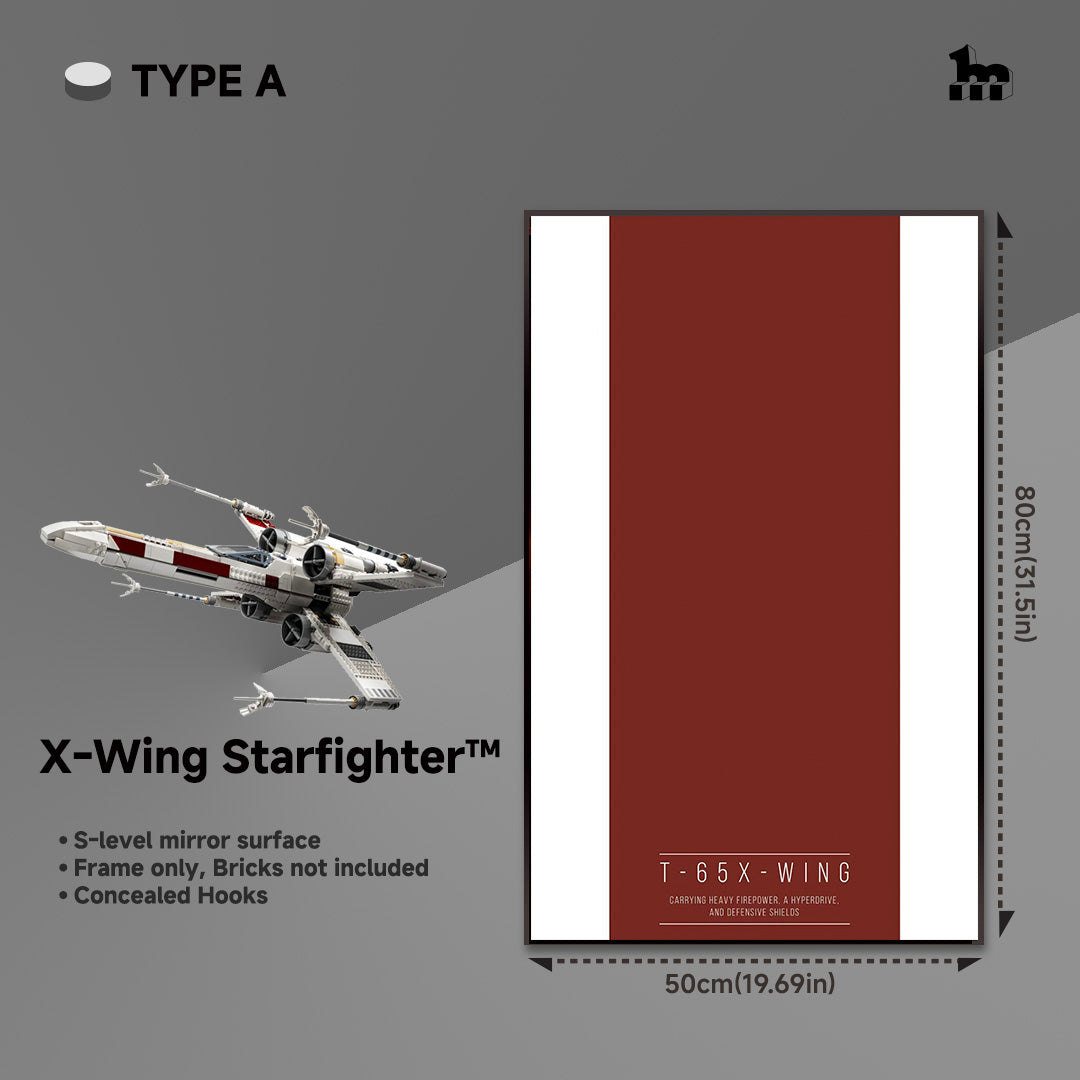 Lego star wars x-wing display type A