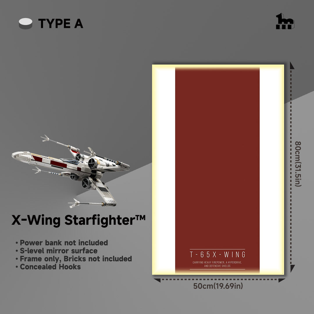 Lego star wars x-wing display type A