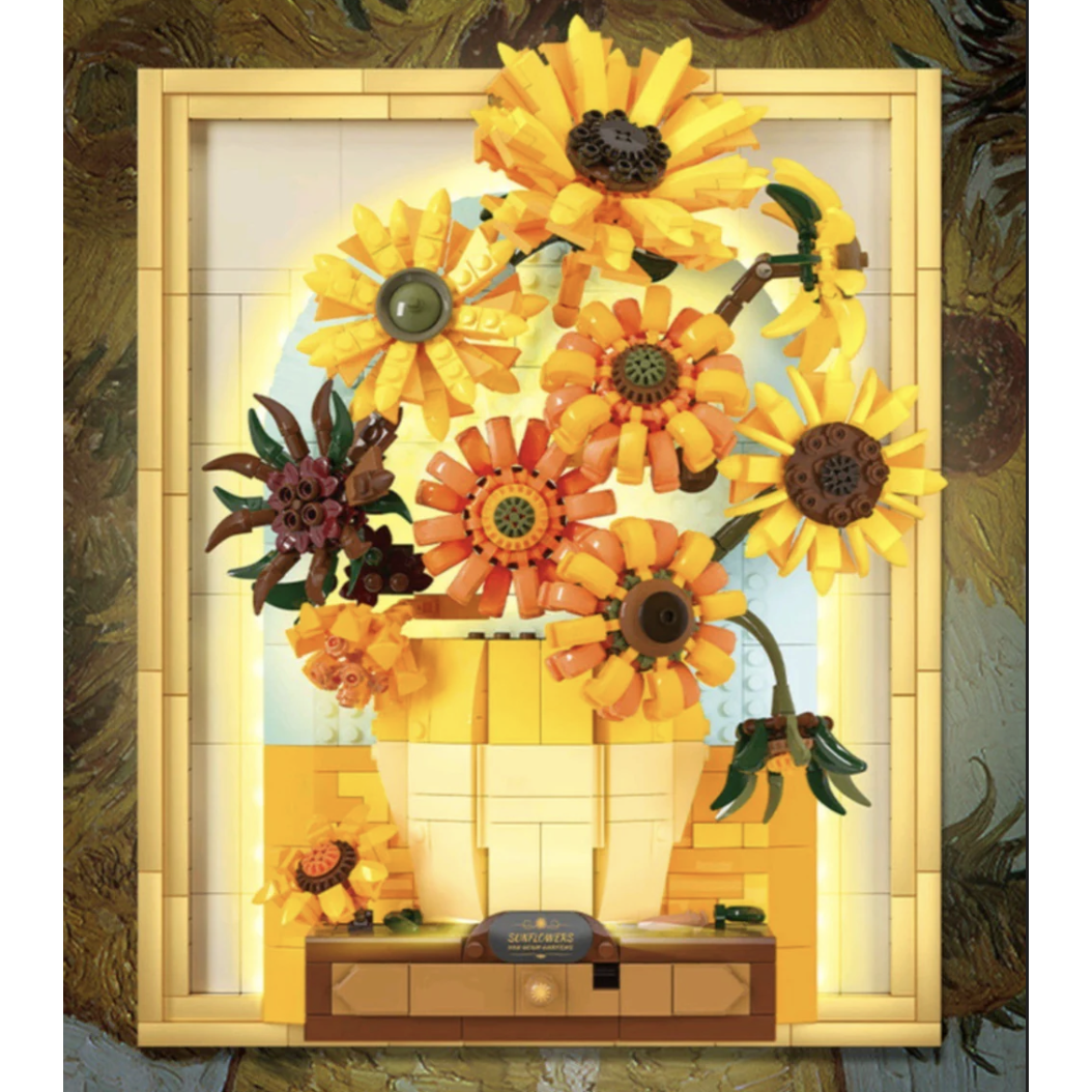 Sunflowers bricks