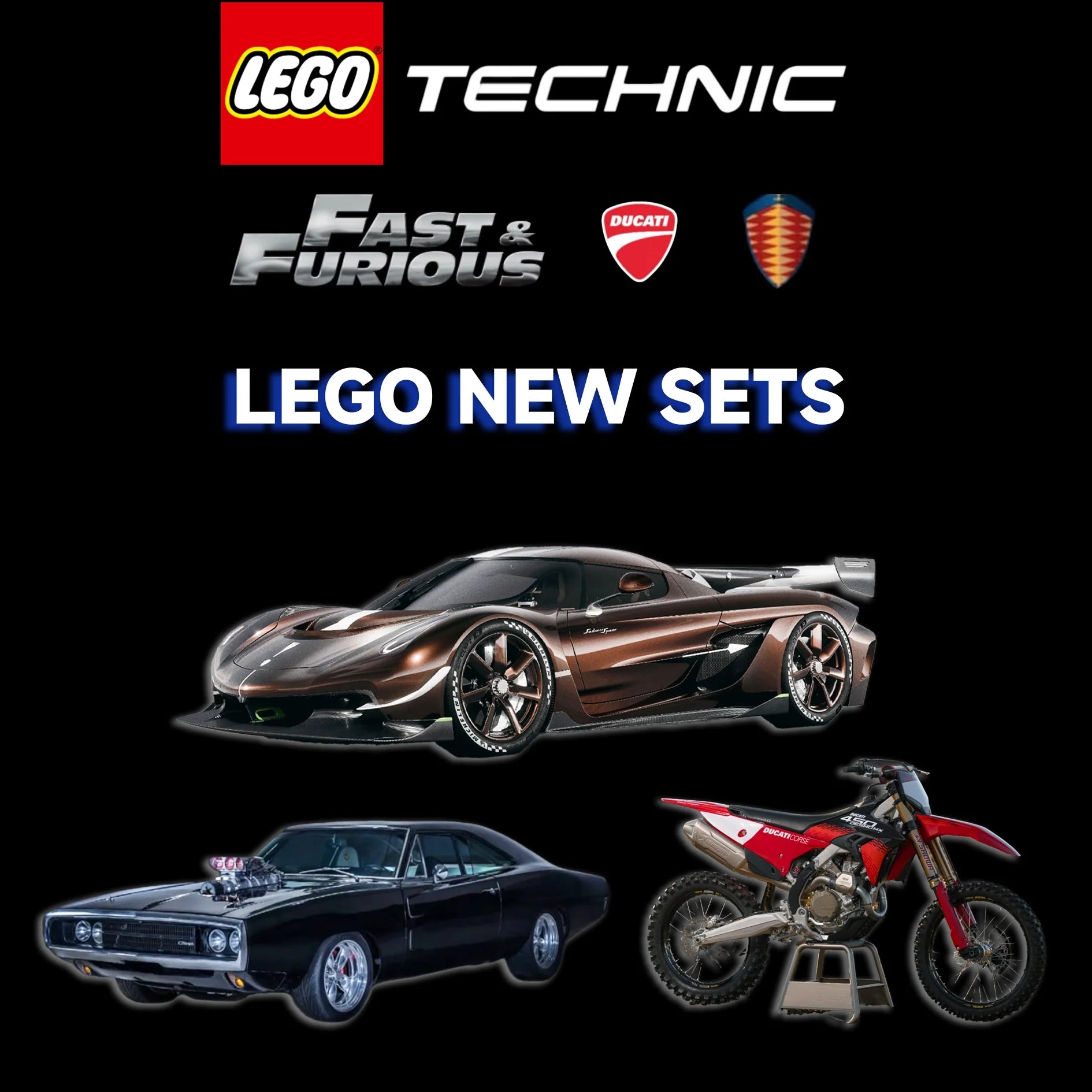 LEGO Technic new Sets for 2026: Koenigsegg, Fast & Furious Charger, and Ducati| Mark's Magic