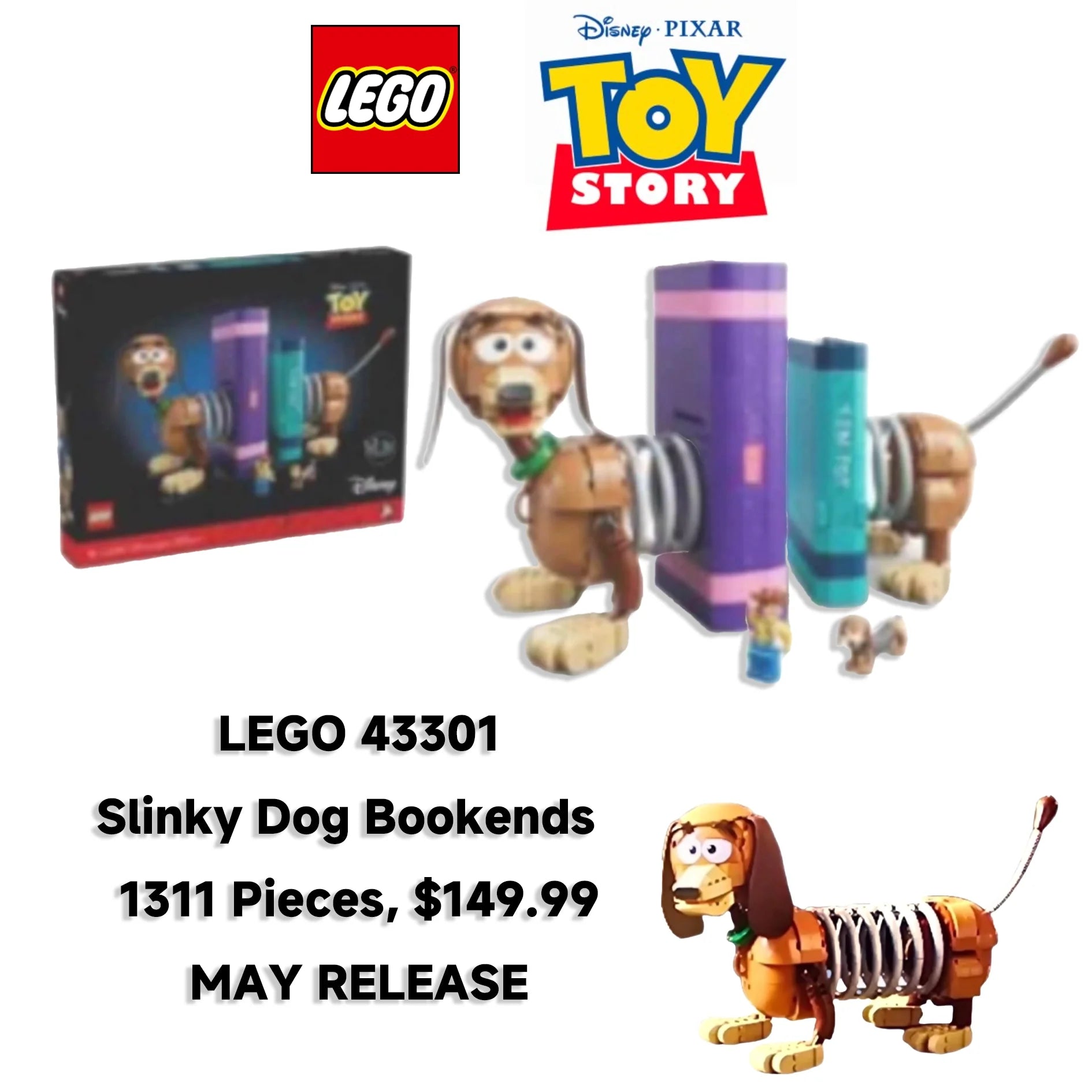 LEGO 43301 Slinky Dog Bookends: A Clever Idea or a Confused Concept?|Mark's Magic