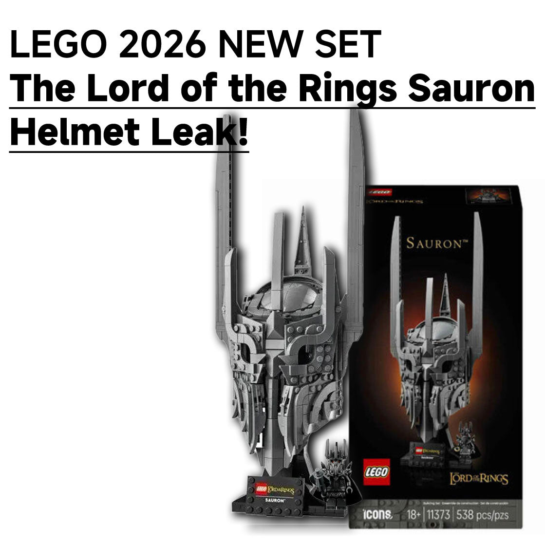 Everything We Know So Far About the 2026 lego The Lord of the Rings Sauron helmet | Mark’s Magic