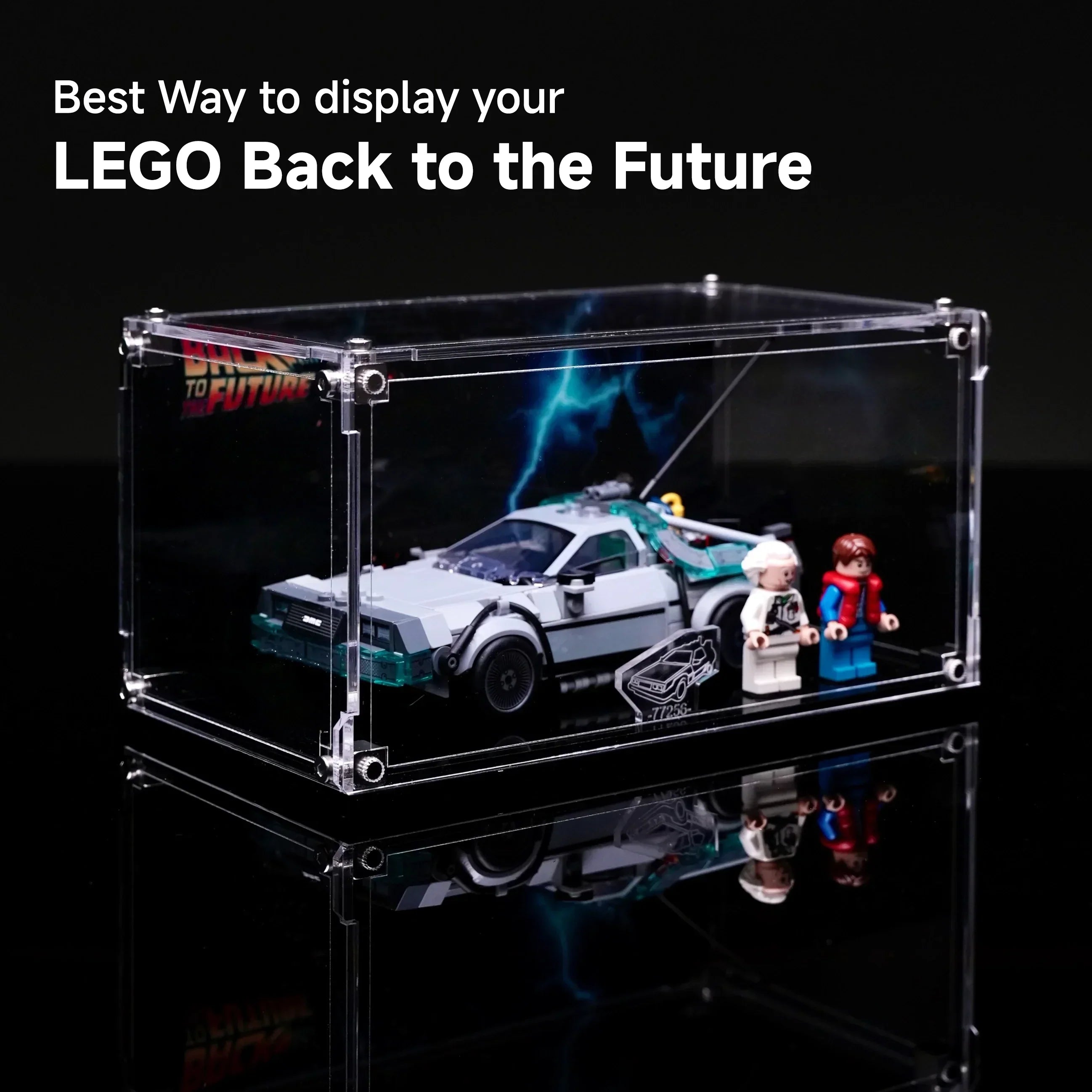 How to display your Lego Back to the Future? The best way to display your LEGO set!| Mark's Magic