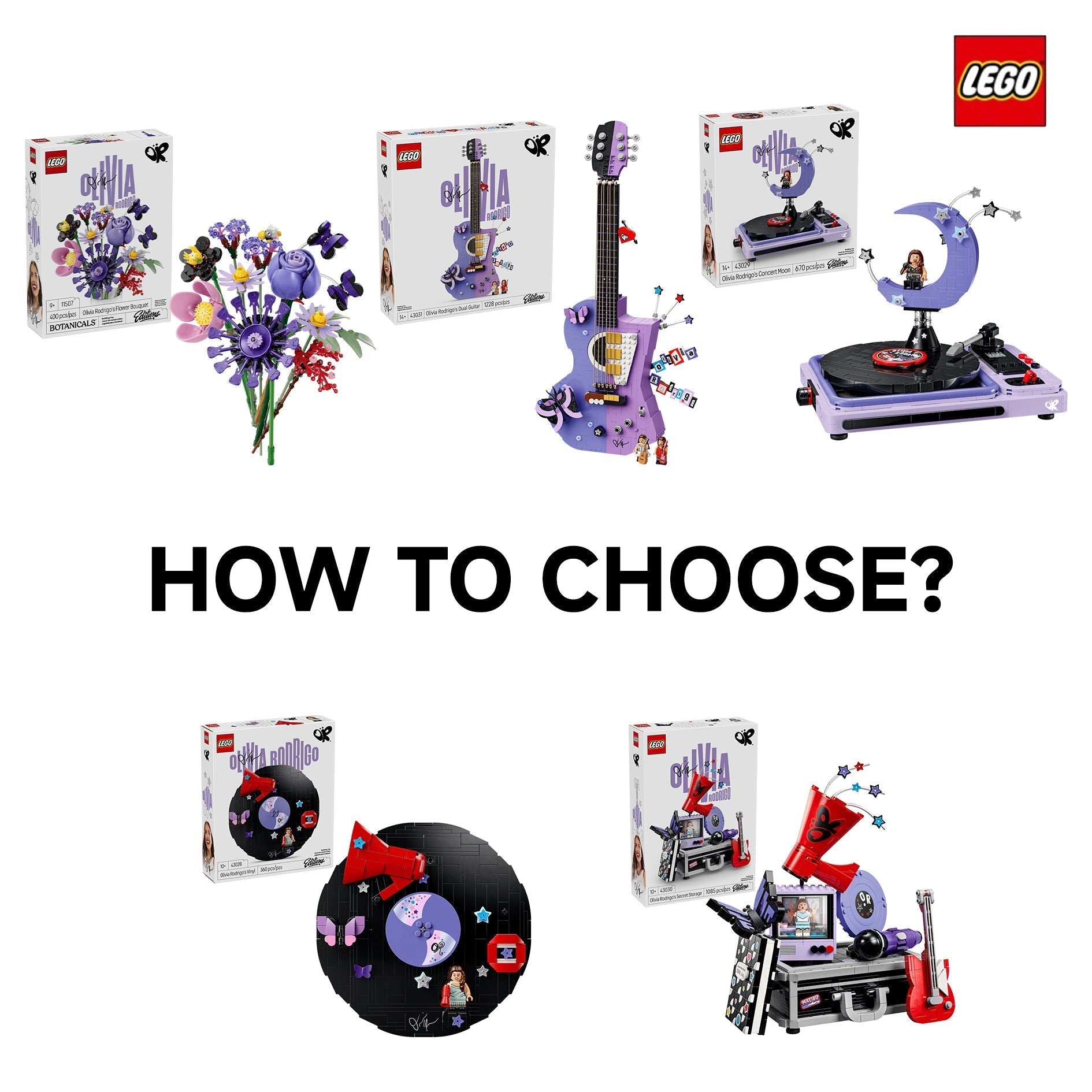 How to Choose Between the Five Olivia Rodrigo LEGO Sets: A Fan Buying Guide|Mark's Magic