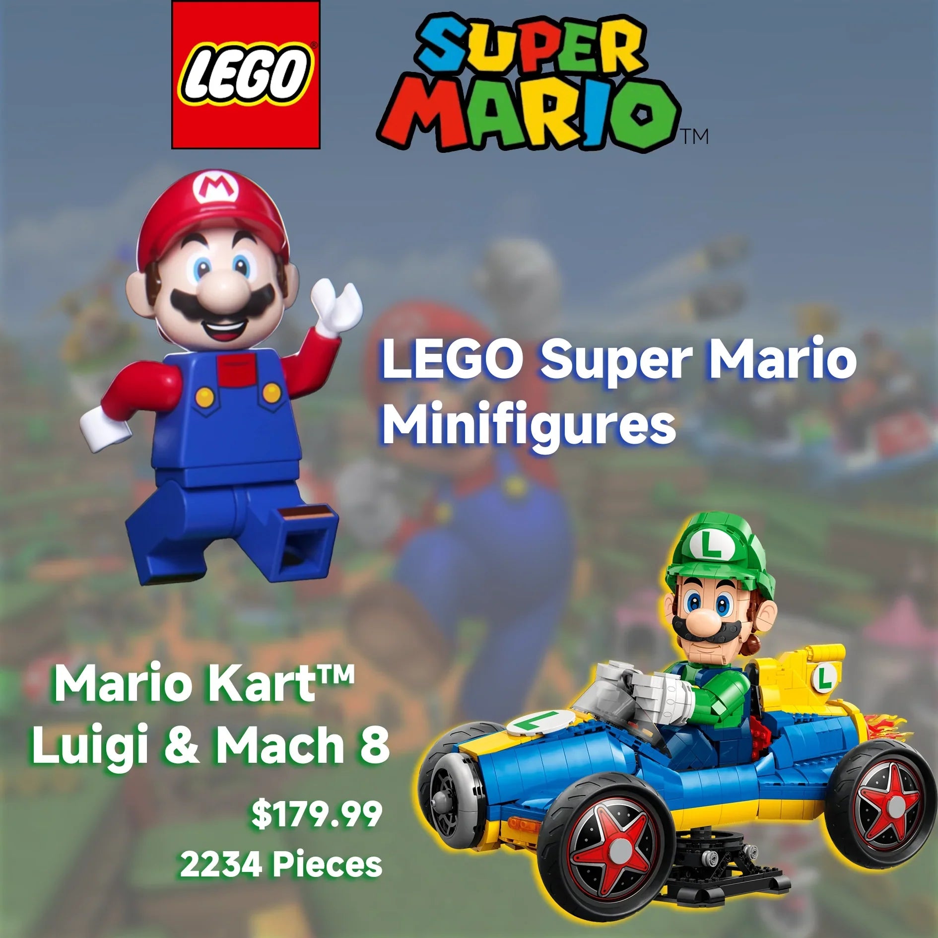 LEGO Super Mario Leaks: Mario Kart Sets and Possible Mario Minifigures| Mark's Magic