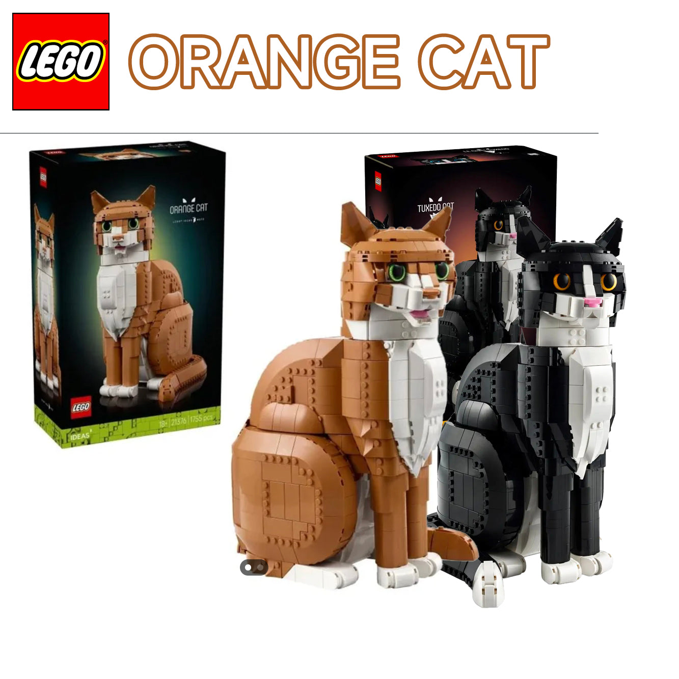 LEGO Ideas 21376 Orange Cat: Everything We Know So Far About This Cozy New Display Set| Mark's Magic
