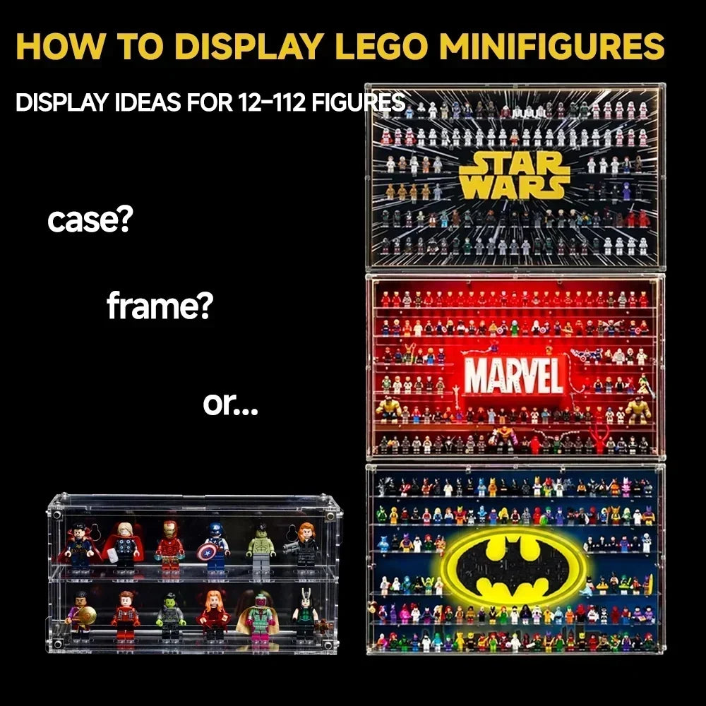 How to Display LEGO Minifigures: Ideas for Collections from 1 to 100+ Figures|Mark's Magic