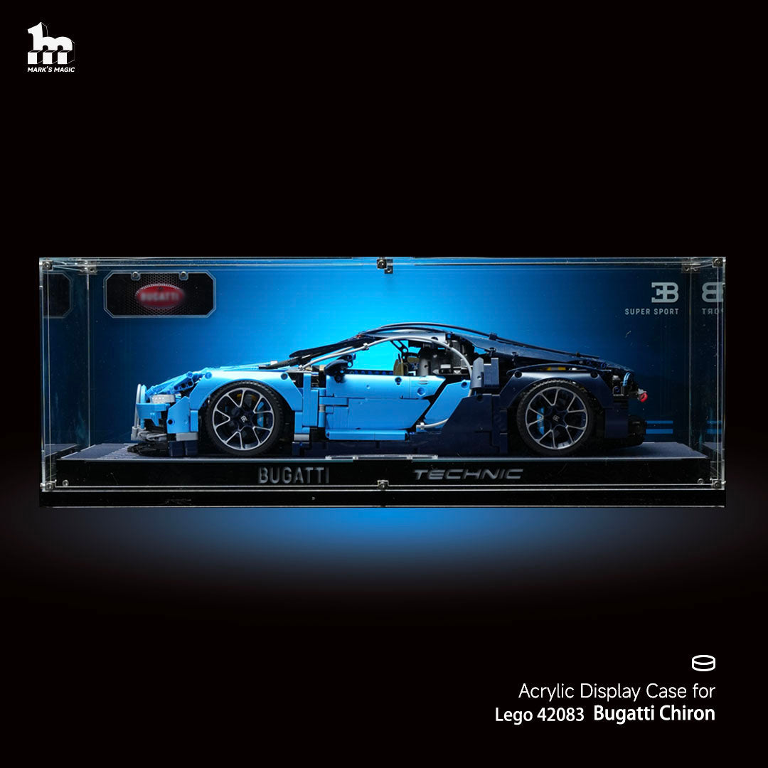 【PREMIUM】Ultra-high Translucent Acrylic Display Case For LEGO® Bugatti Chiron