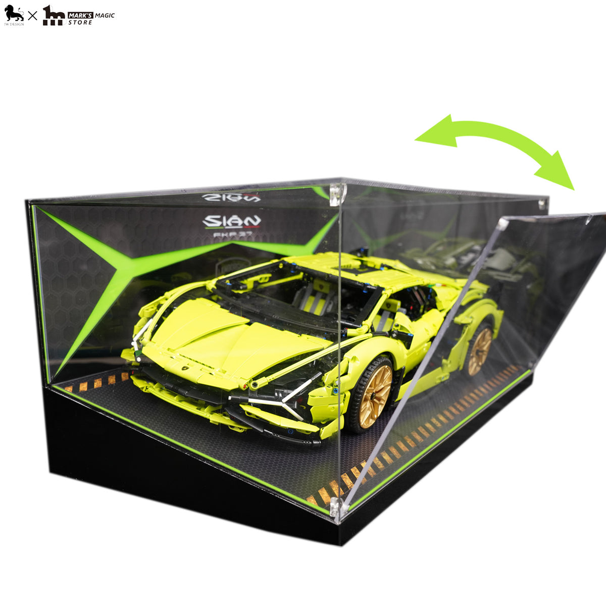 【J.woo Design】LEGO® Lamborghini Sián FKP 37 Acrylic Display Case