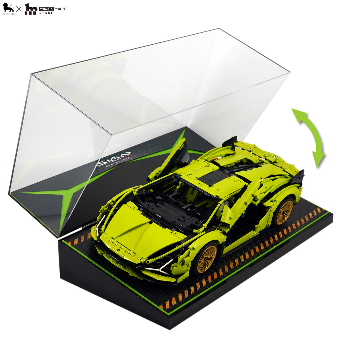 【J.woo Design】LEGO® Lamborghini Sián FKP 37 Acrylic Display Case