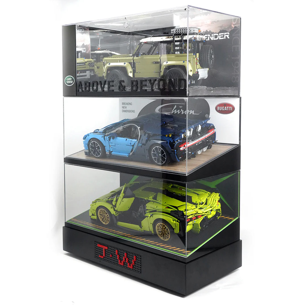 Lego display case for Lego supercar